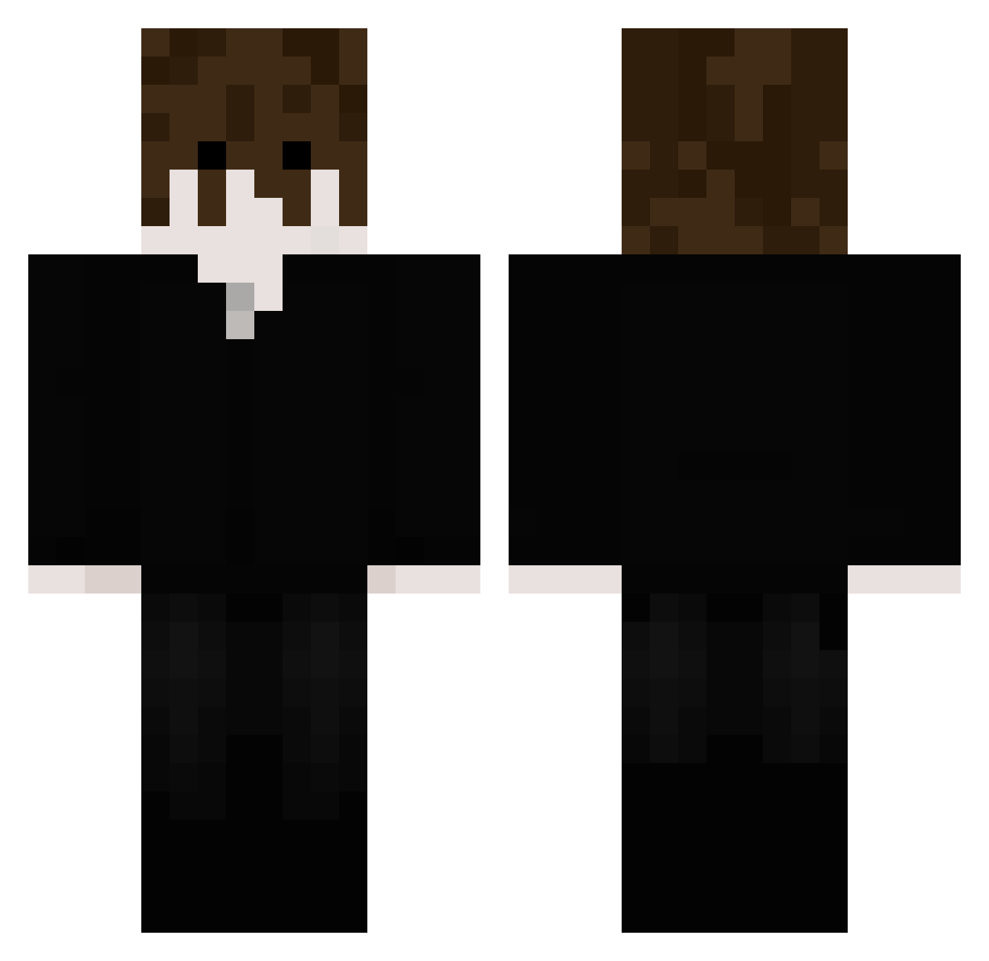 JoseBigodon Minecraft skin, front and back view