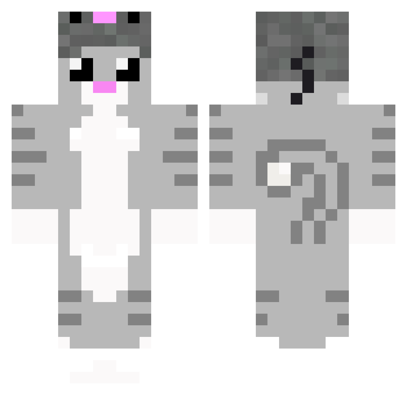 Mejroslav Minecraft skin, front and back view