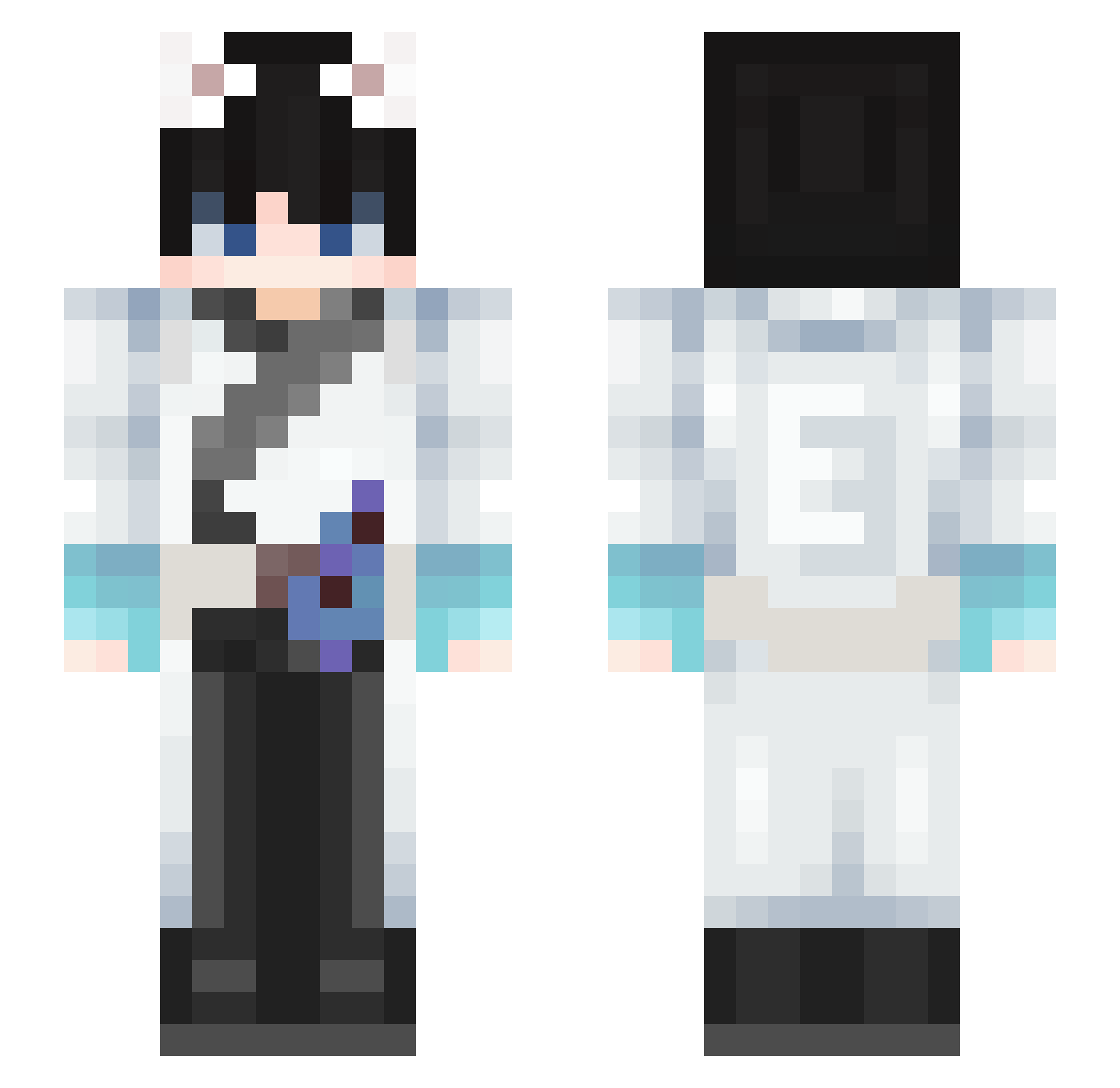 yiyi_jiang_ Minecraft skin, front and back view