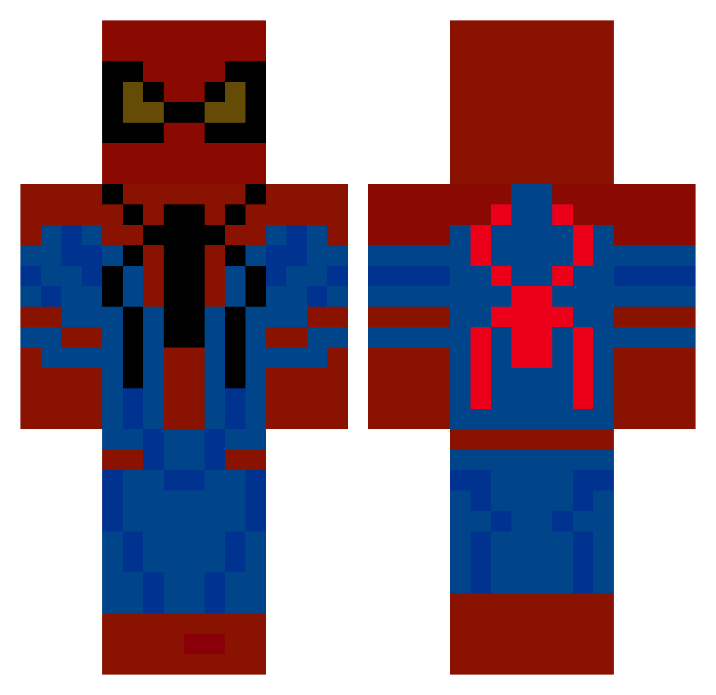 zfoggyyy Minecraft skin, front and back view