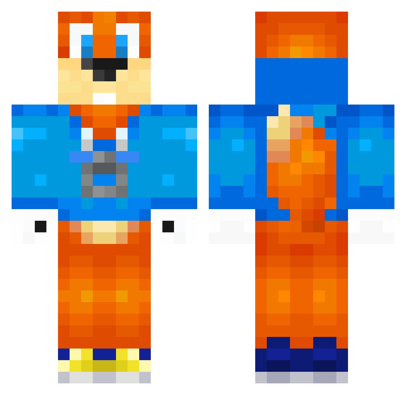 gracjan777r Minecraft skin, front and back view