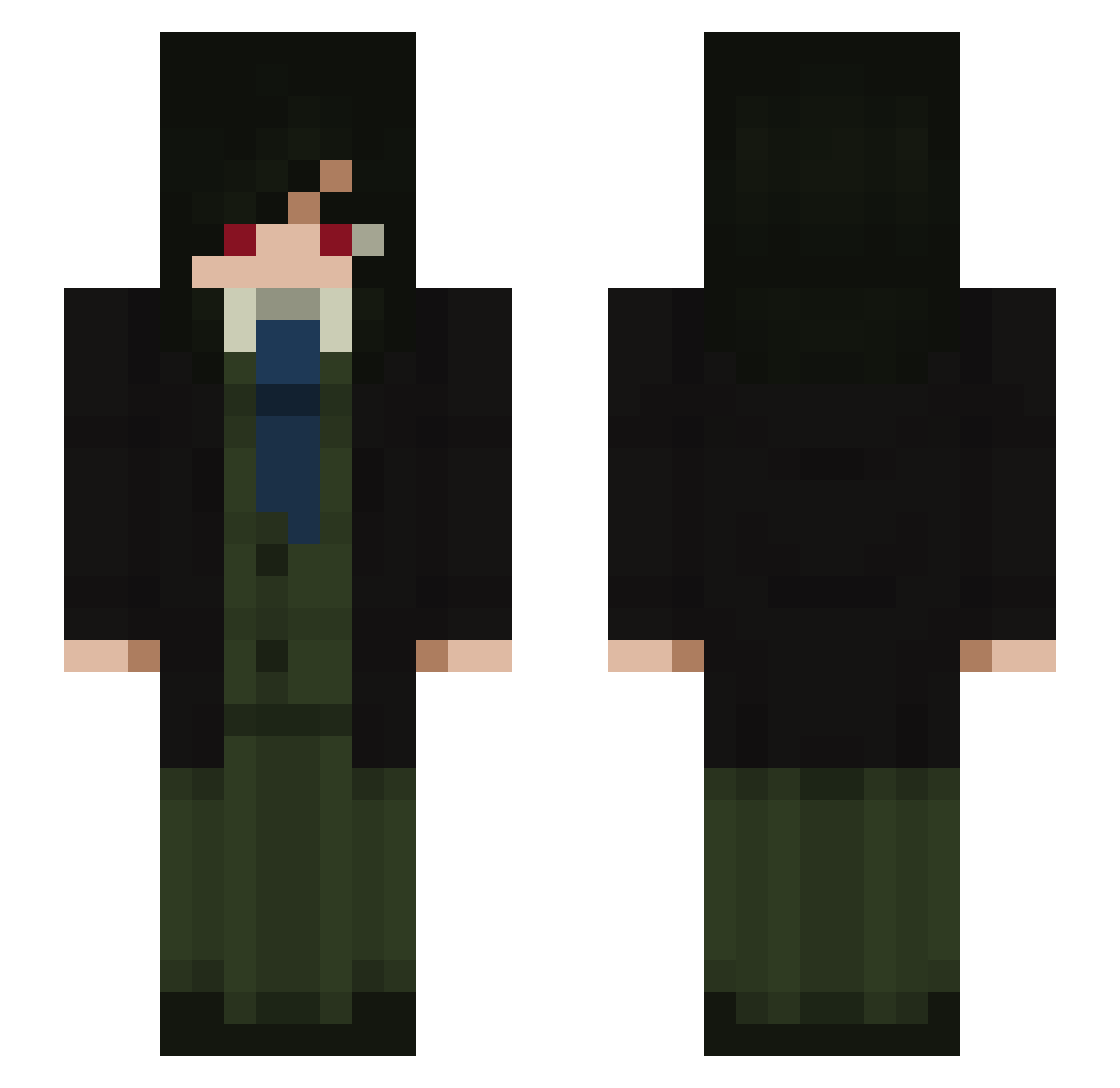 Ant0nn__ Minecraft skin, front and back view