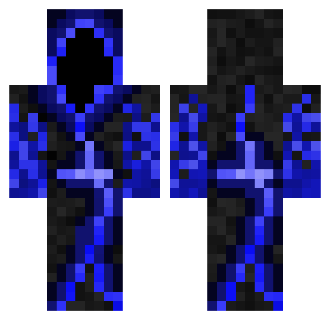 YAranZik1420 Minecraft skin, front and back view