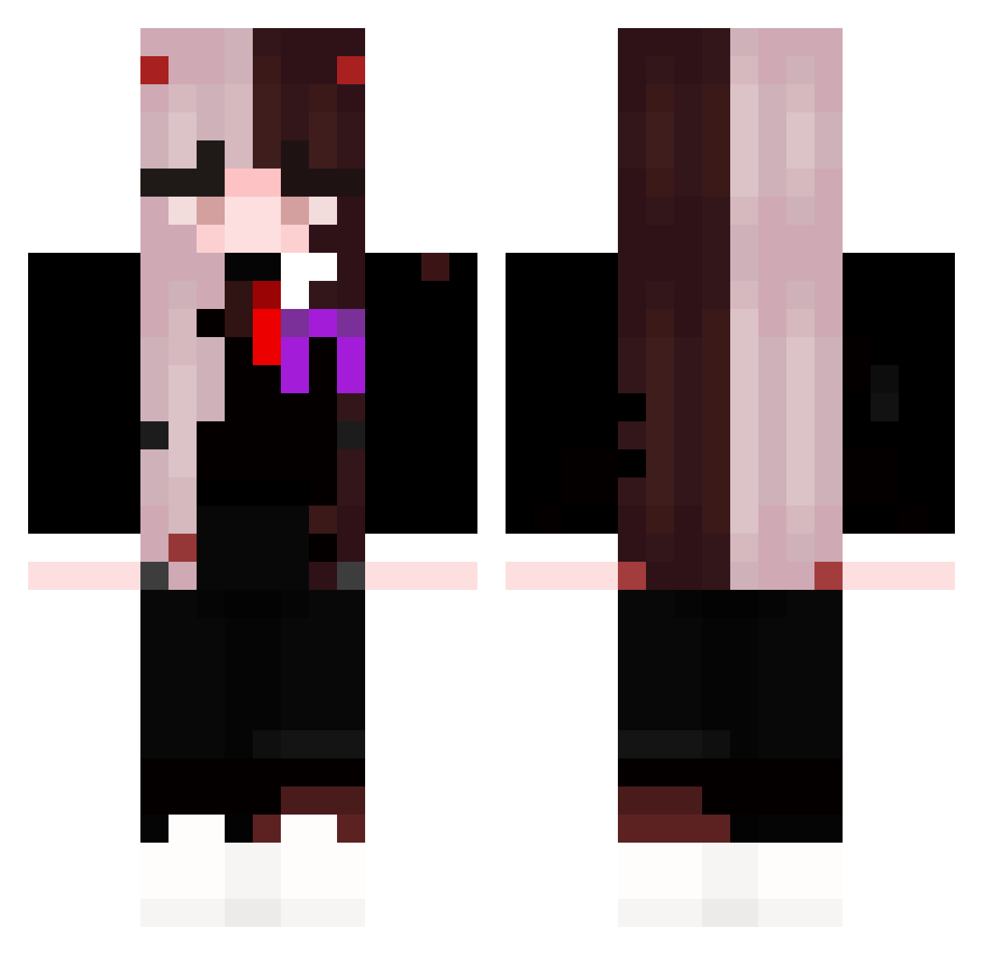 Alextric_ Minecraft skin, front and back view