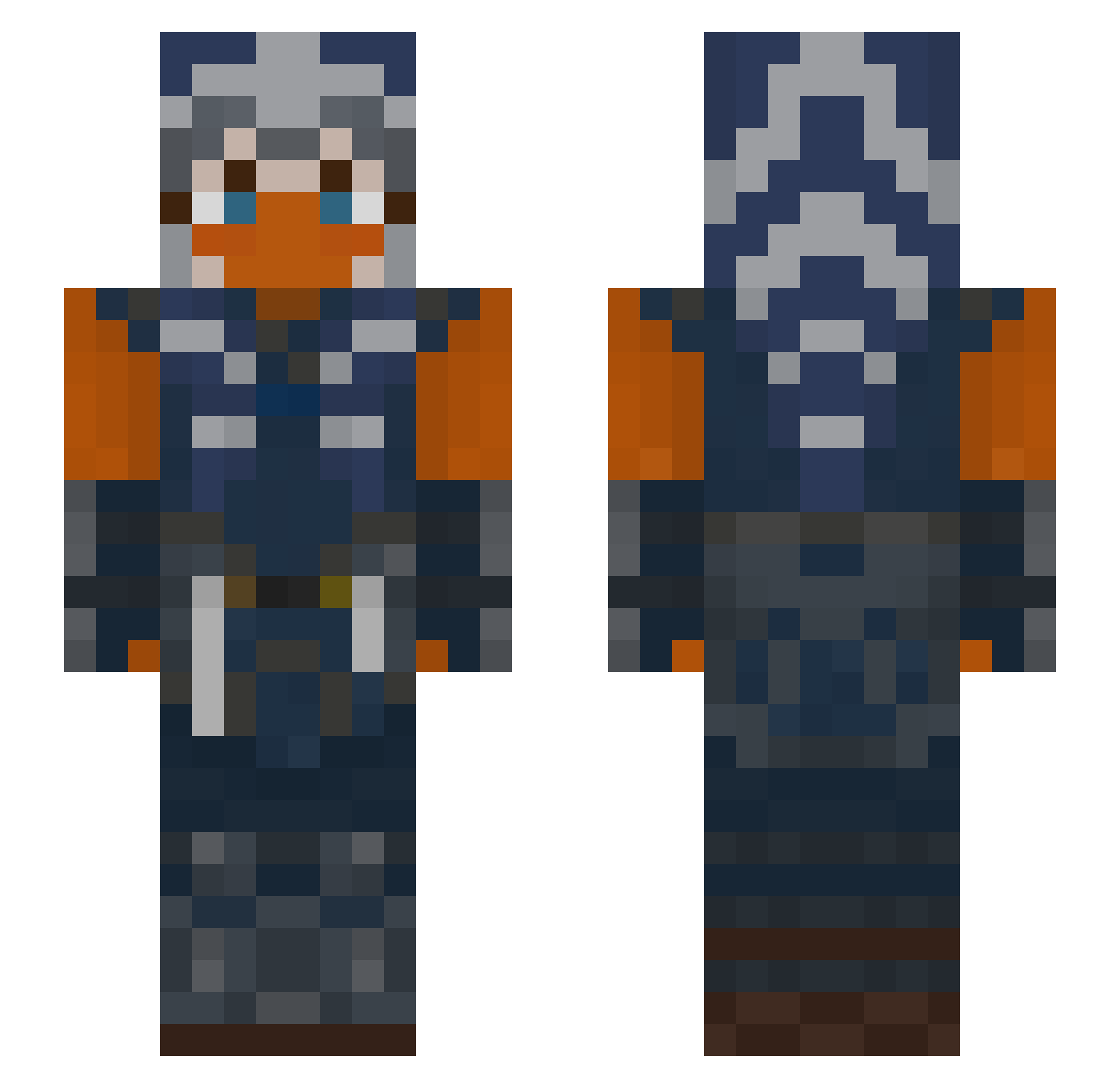 patka_salatka Minecraft skin, front and back view