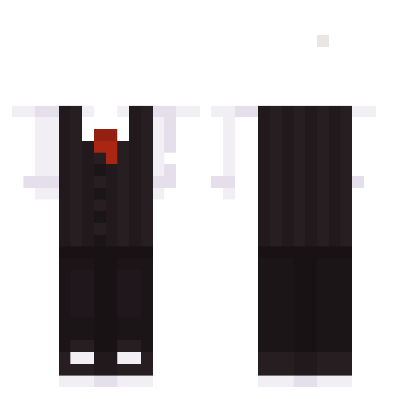 Nosyaj_hi Minecraft skin, front and back view