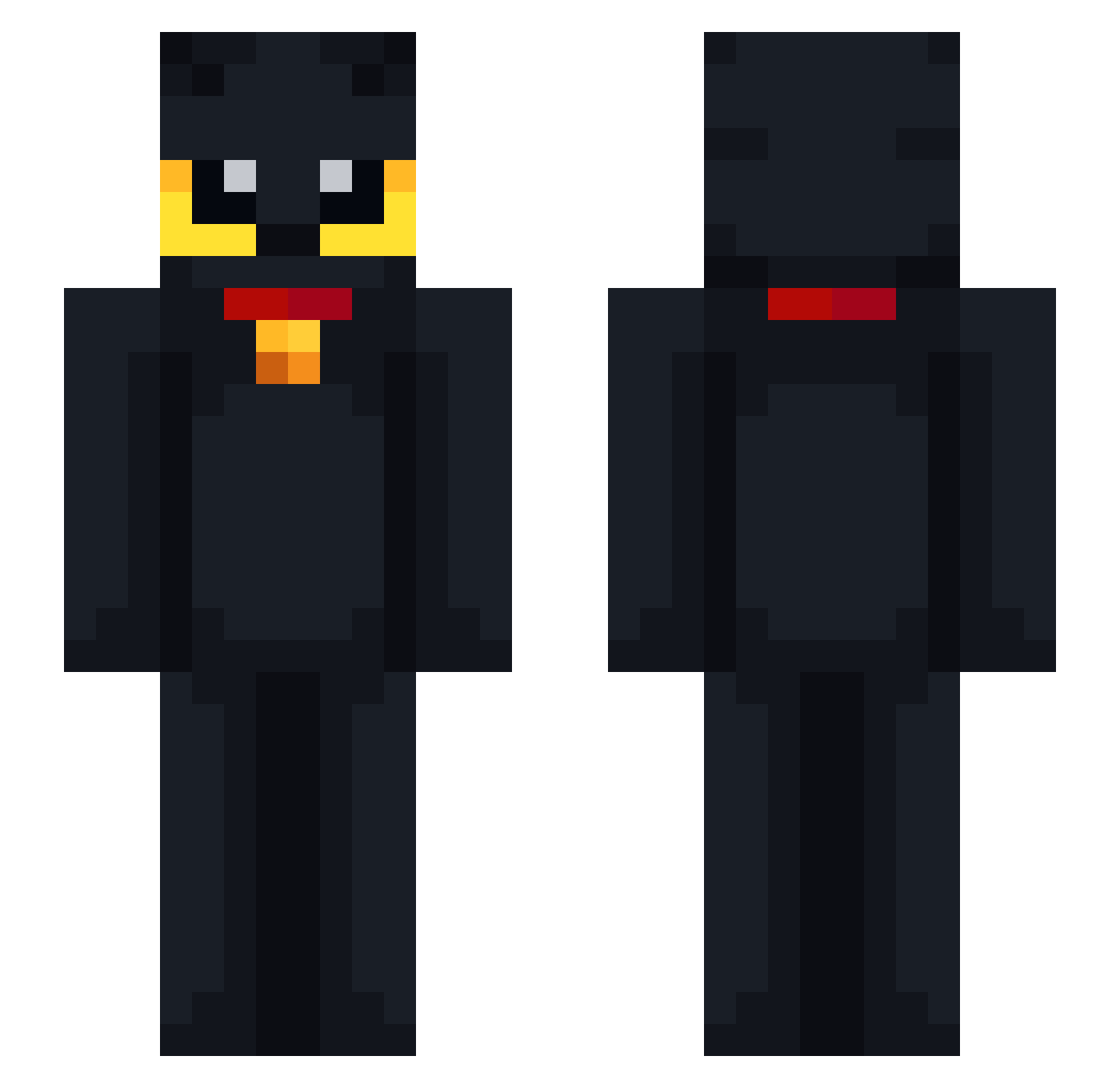 Ceglowka_ Minecraft skin, front and back view