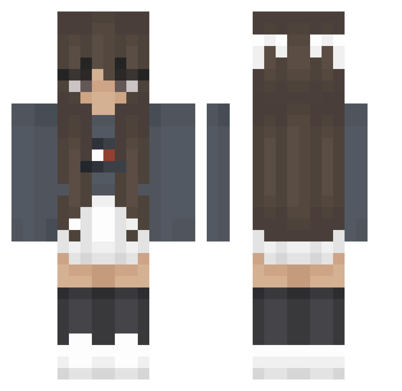 FreedomFighter18 Minecraft skin, front and back view
