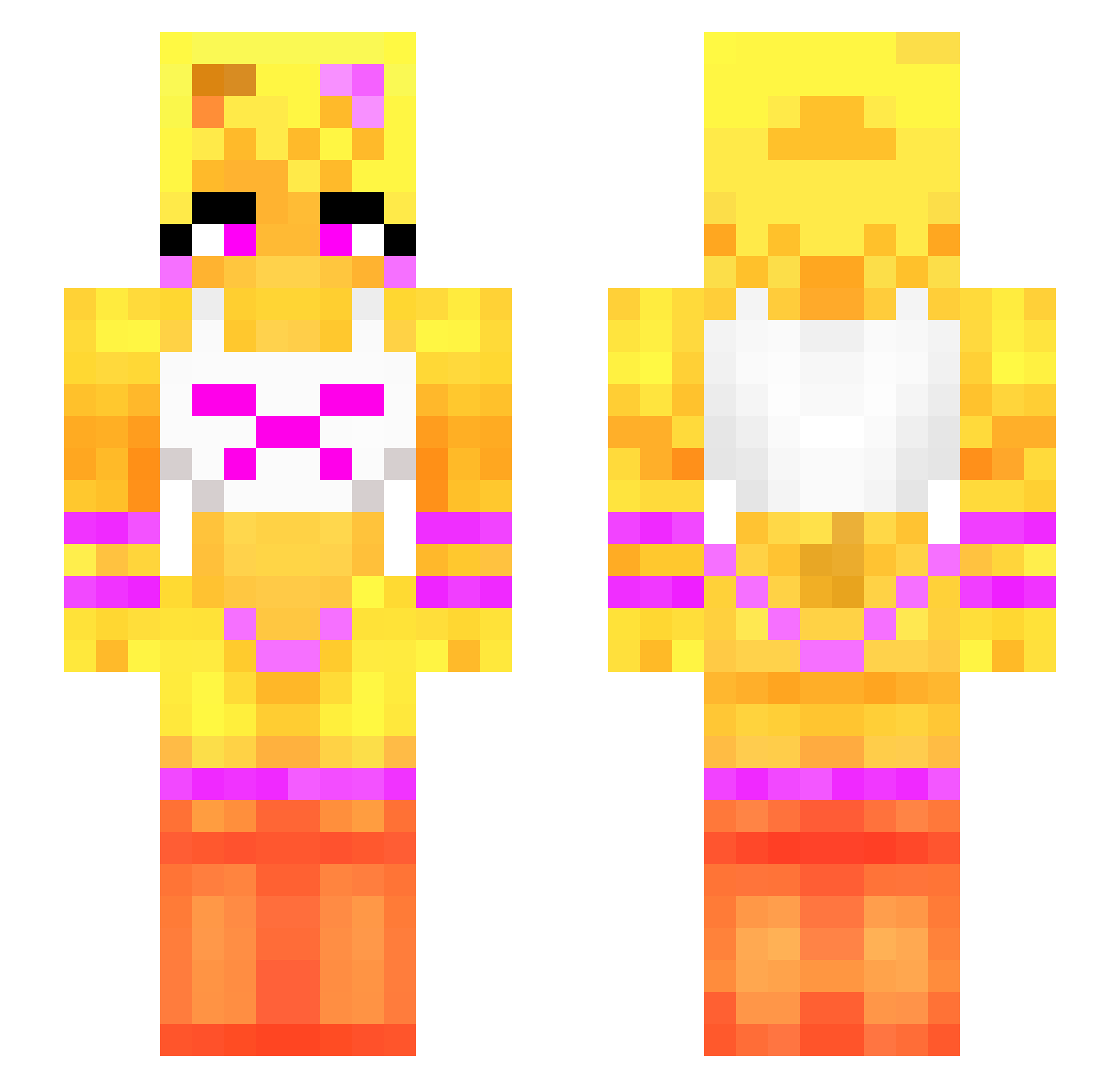 TrafficConeGamin - toy chica Minecraft skin
