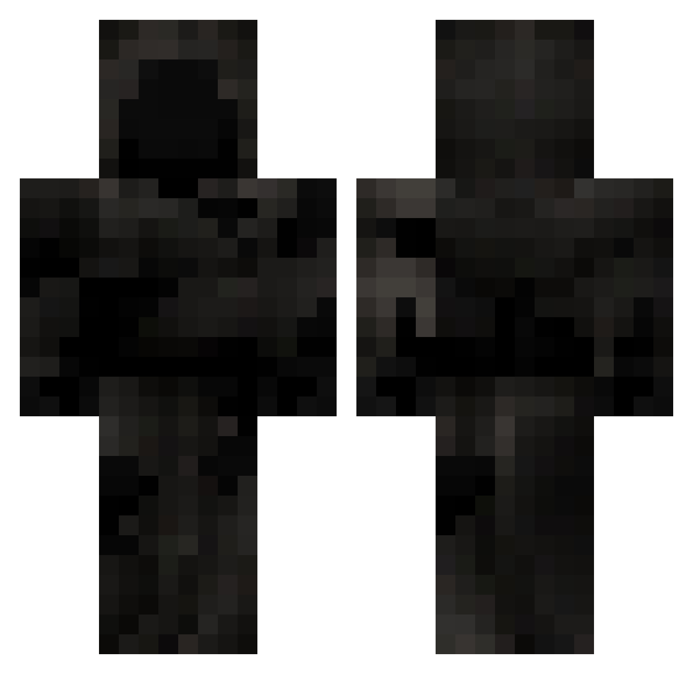 TommyAppleEater Minecraft skin, front and back view