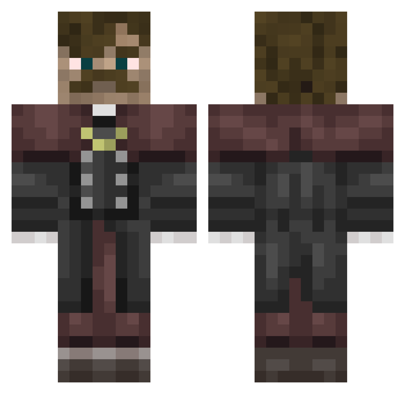 Telepog_ Minecraft skin, front and back view