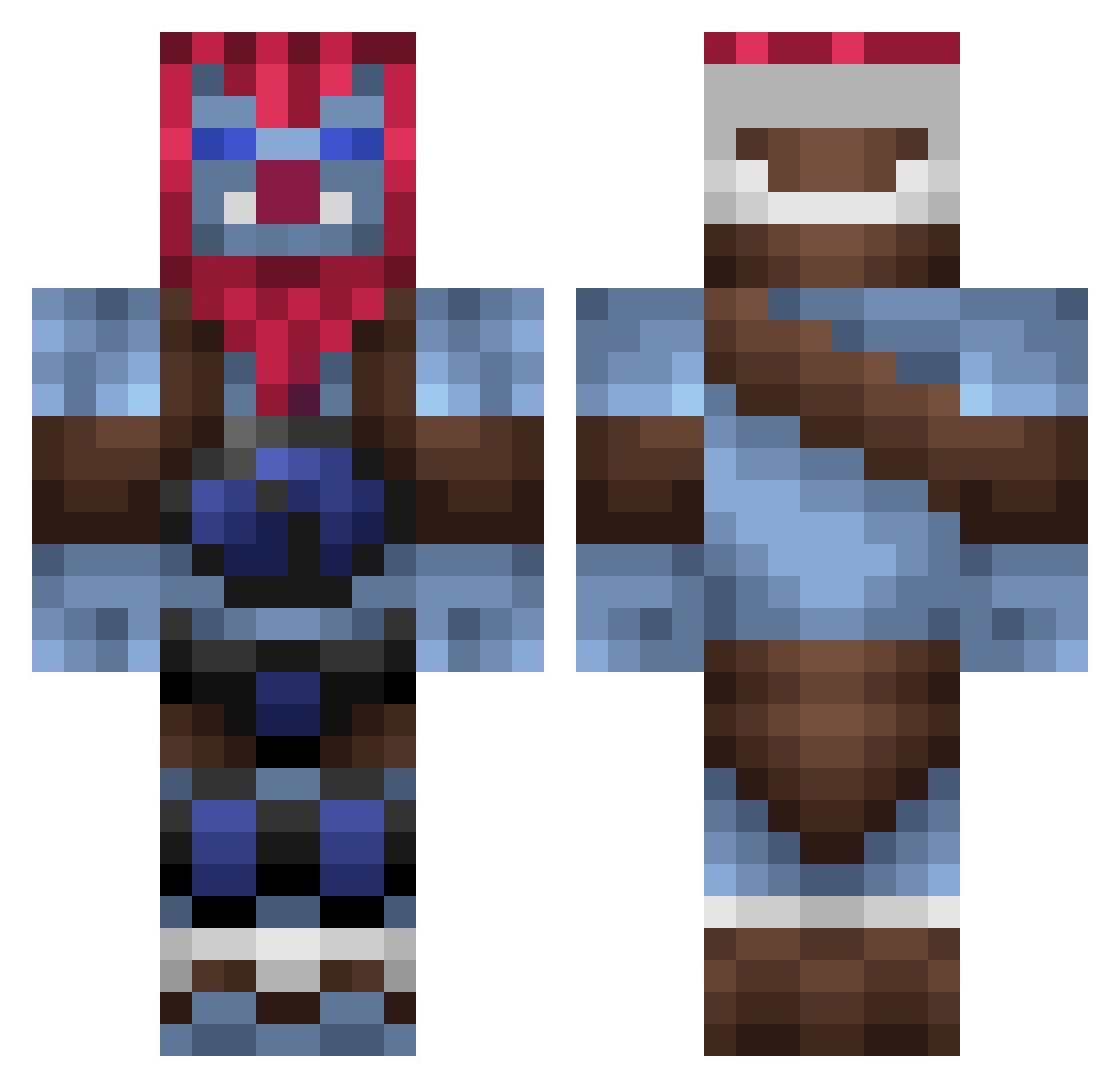 Max_oui Minecraft skin, front and back view