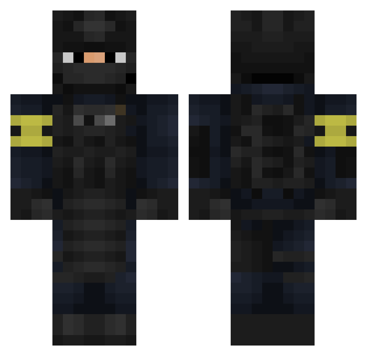 _JustKarma_ Minecraft skin, front and back view