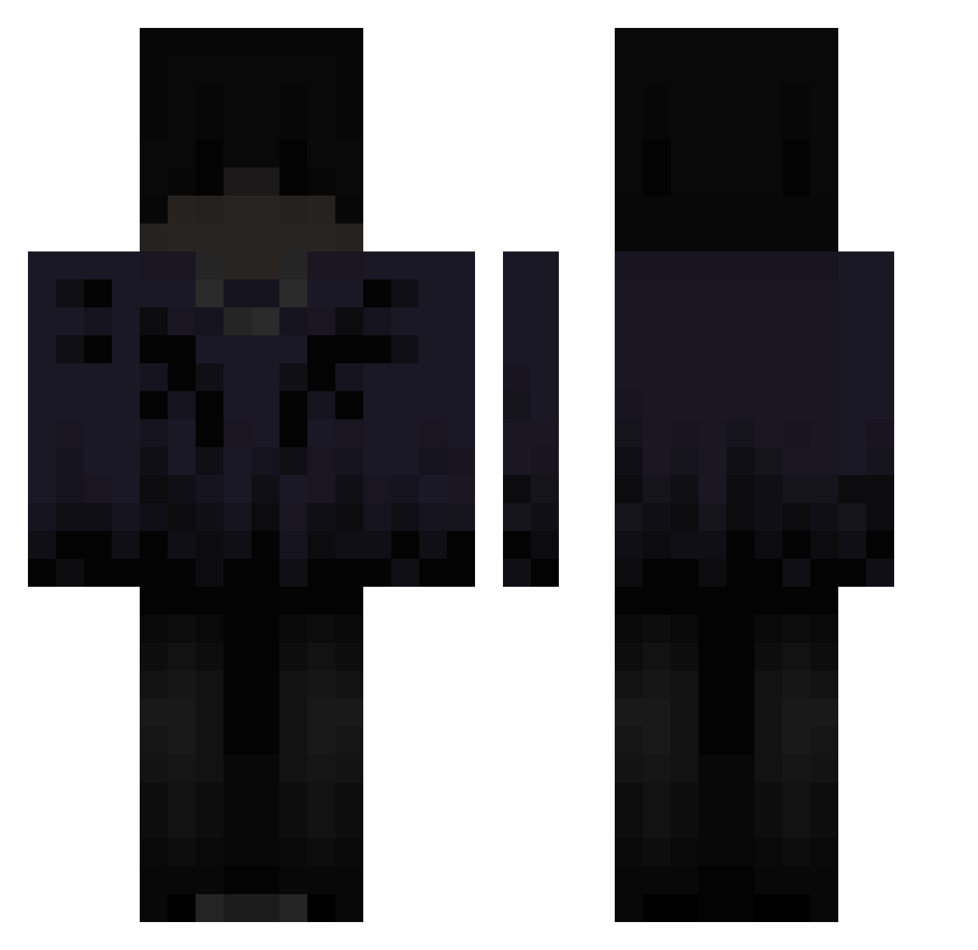 ttquarskozak Minecraft skin, front and back view