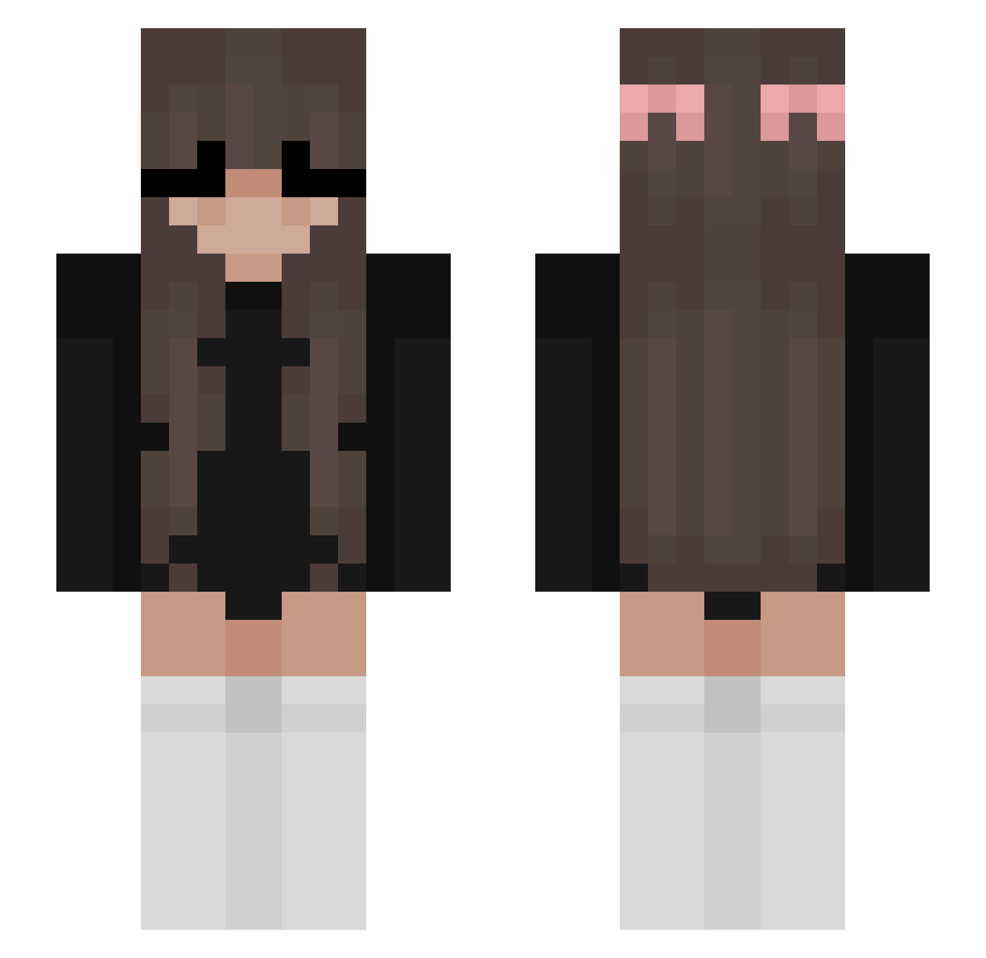 TurkeyPro Minecraft skin, front and back view
