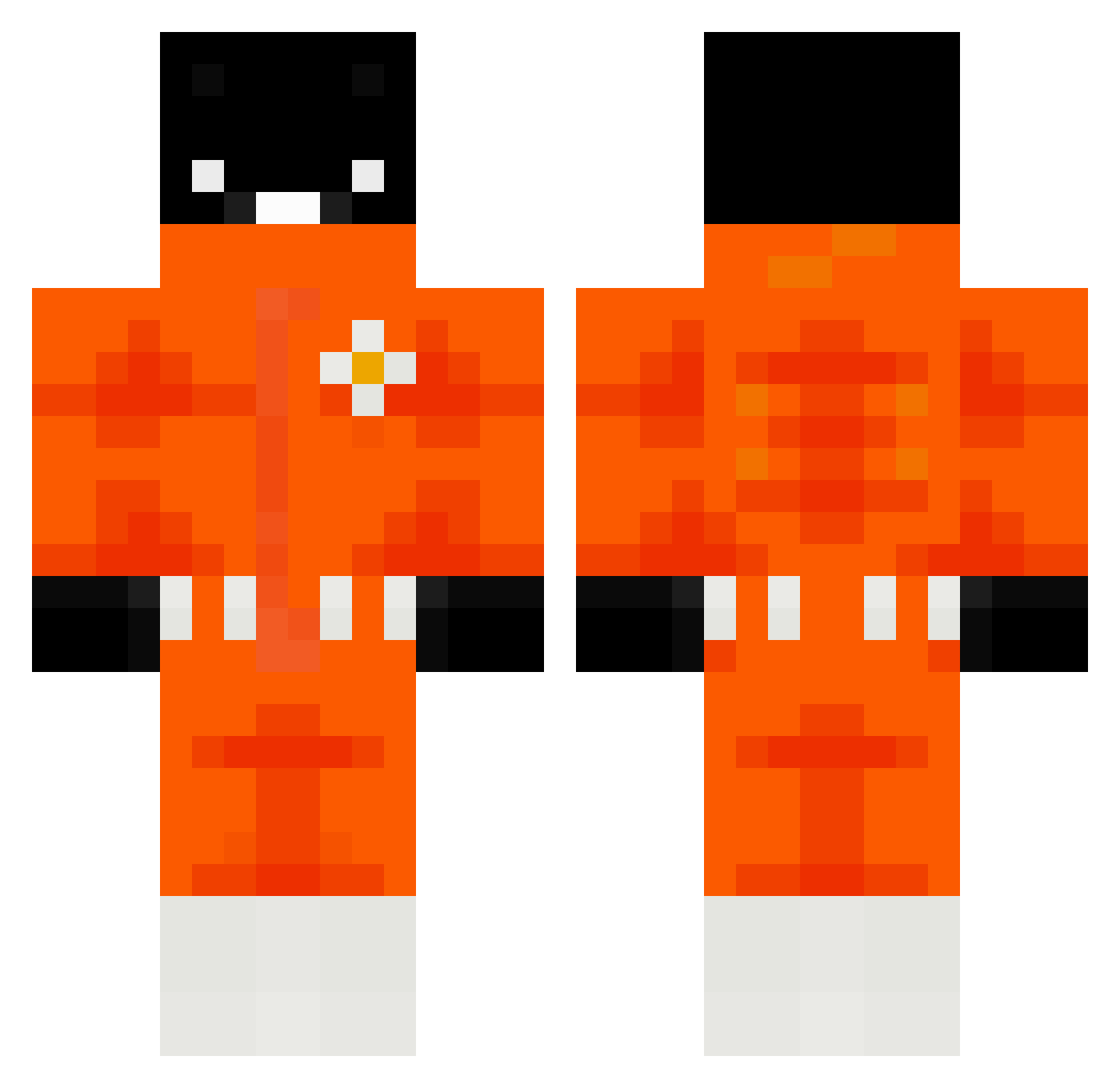 HI_ILAY Minecraft skin, front and back view