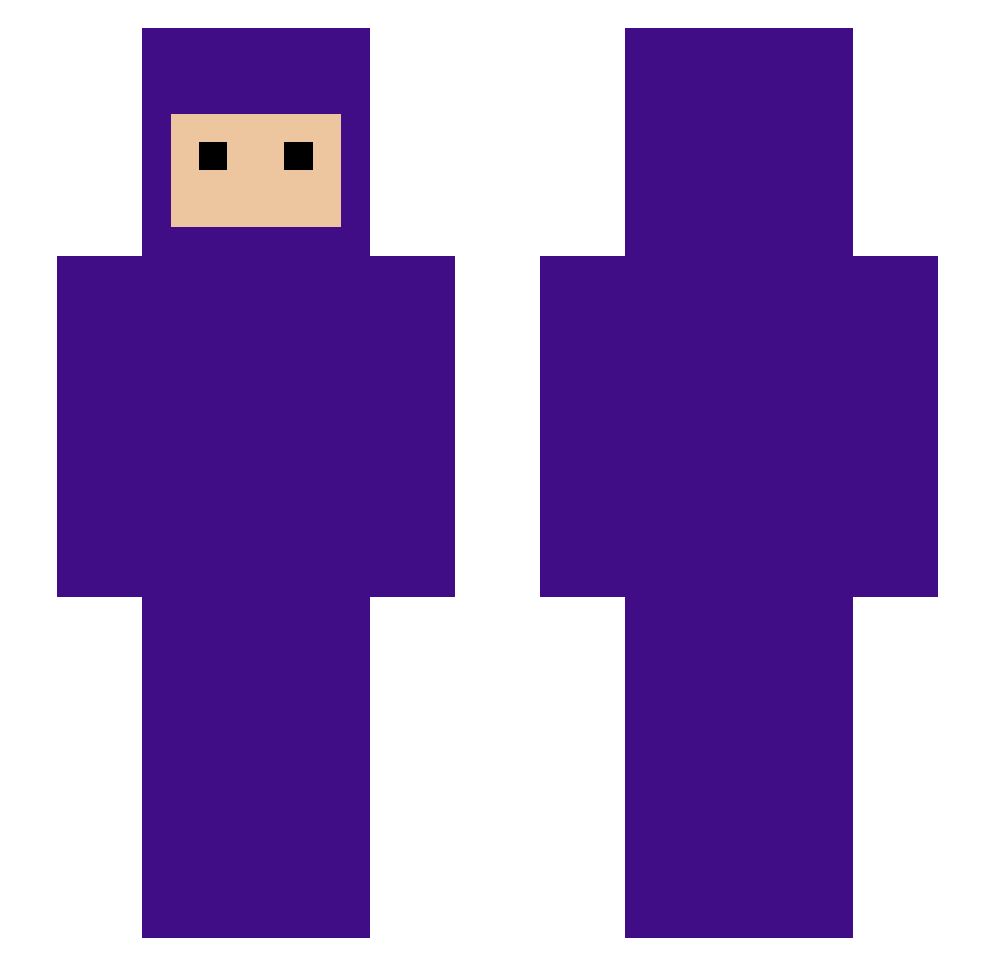 Youngeun0508 Minecraft skin, front and back view