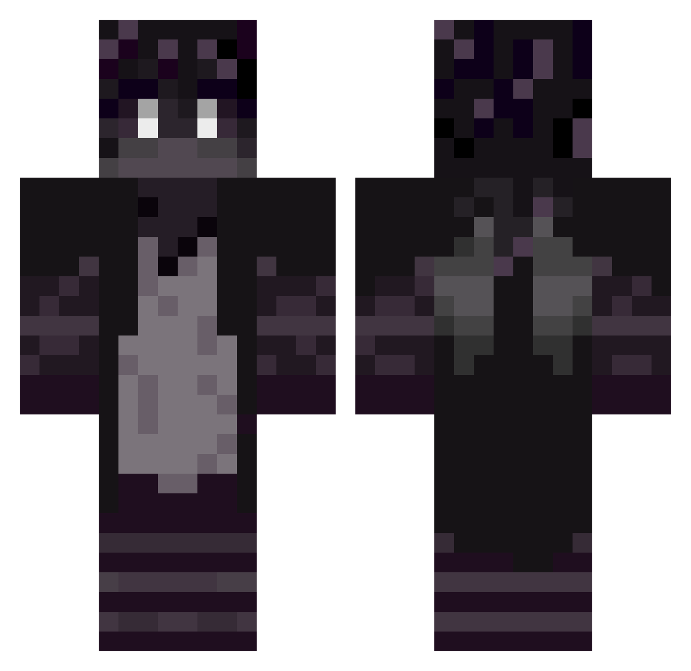 alexdfh Minecraft skin, front and back view