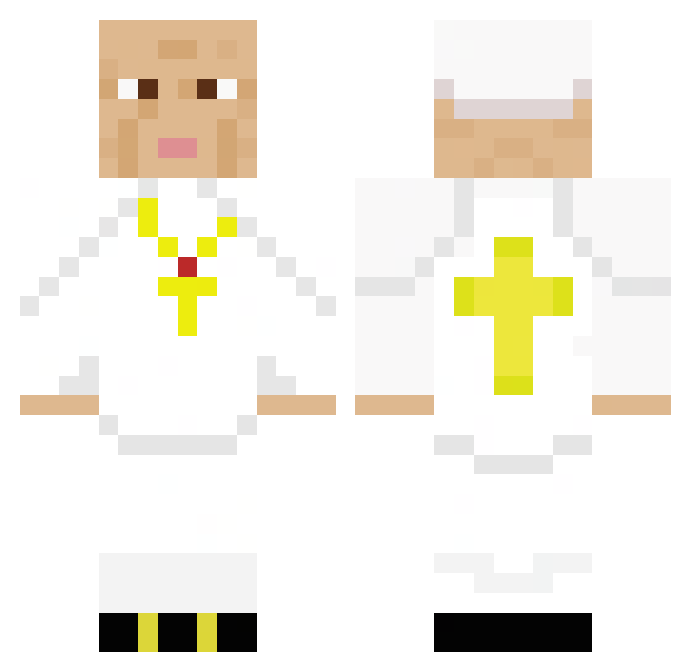 helddesdorfes Minecraft skin, front and back view