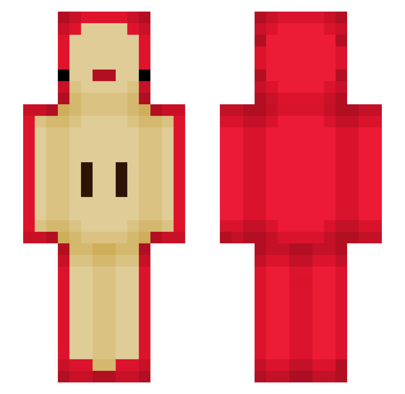 lexie4127 Minecraft skin, front and back view