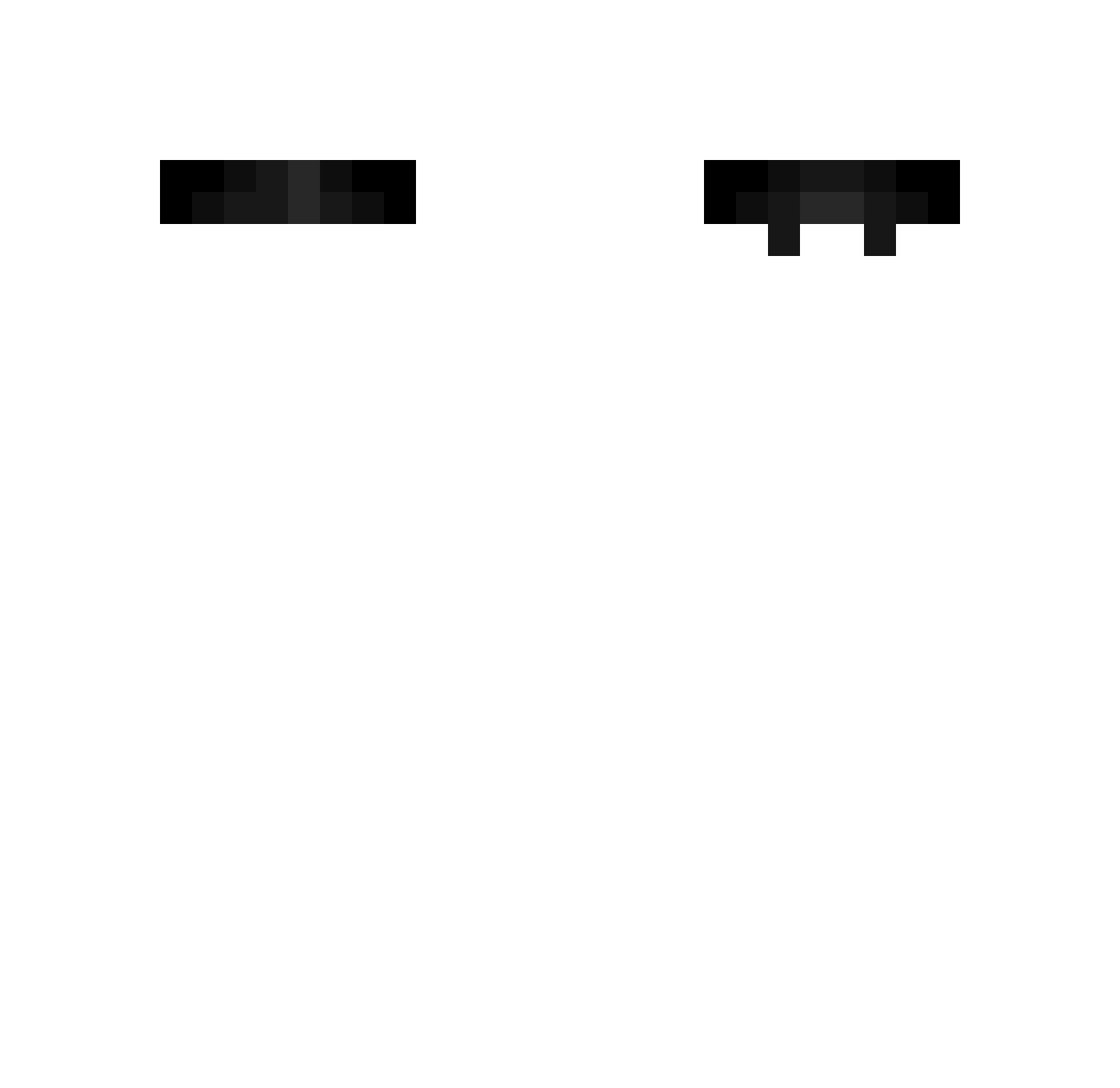 DarkDaras Minecraft skin, front and back view