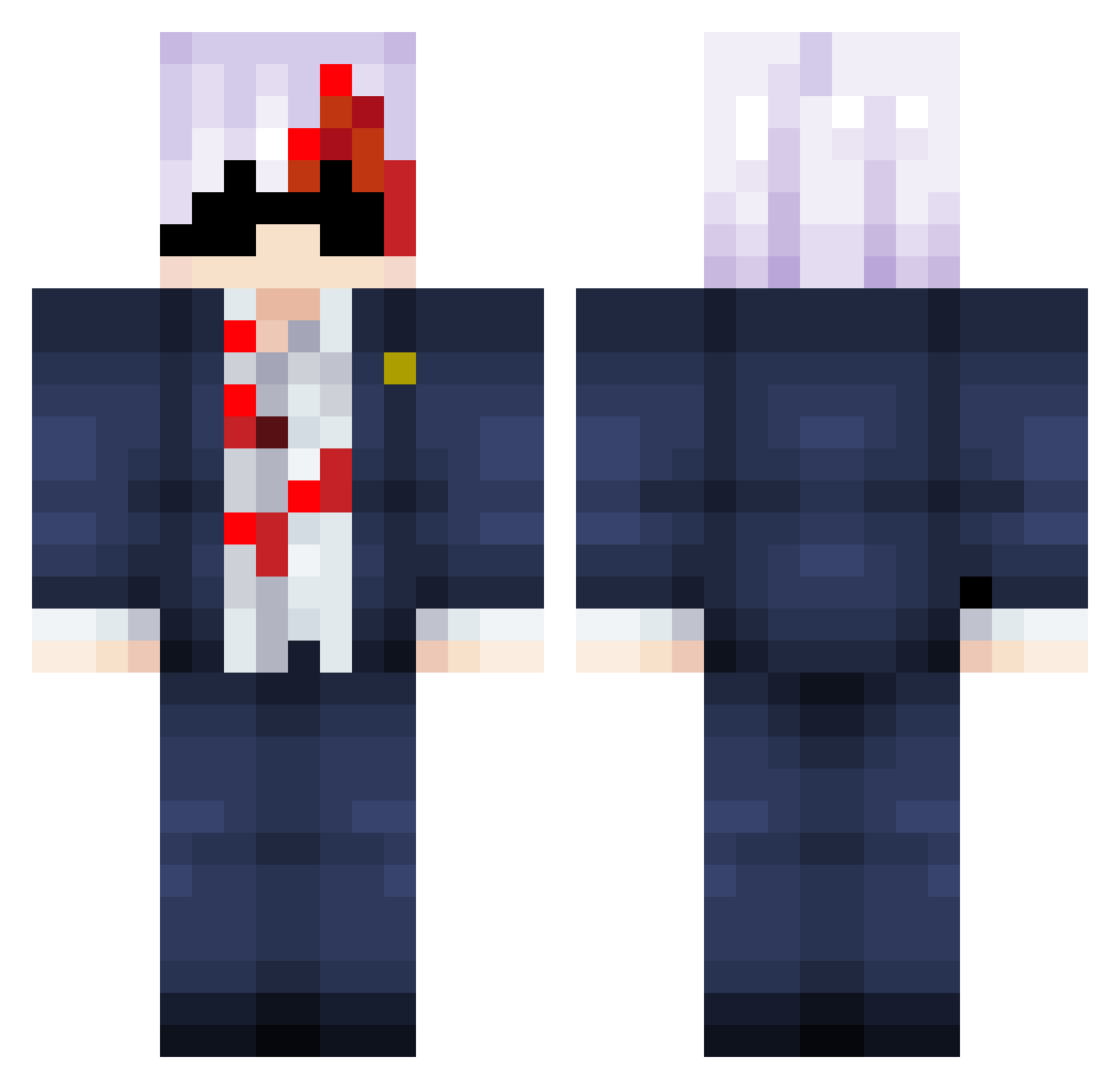 Andieeiermann_ Minecraft skin, front and back view
