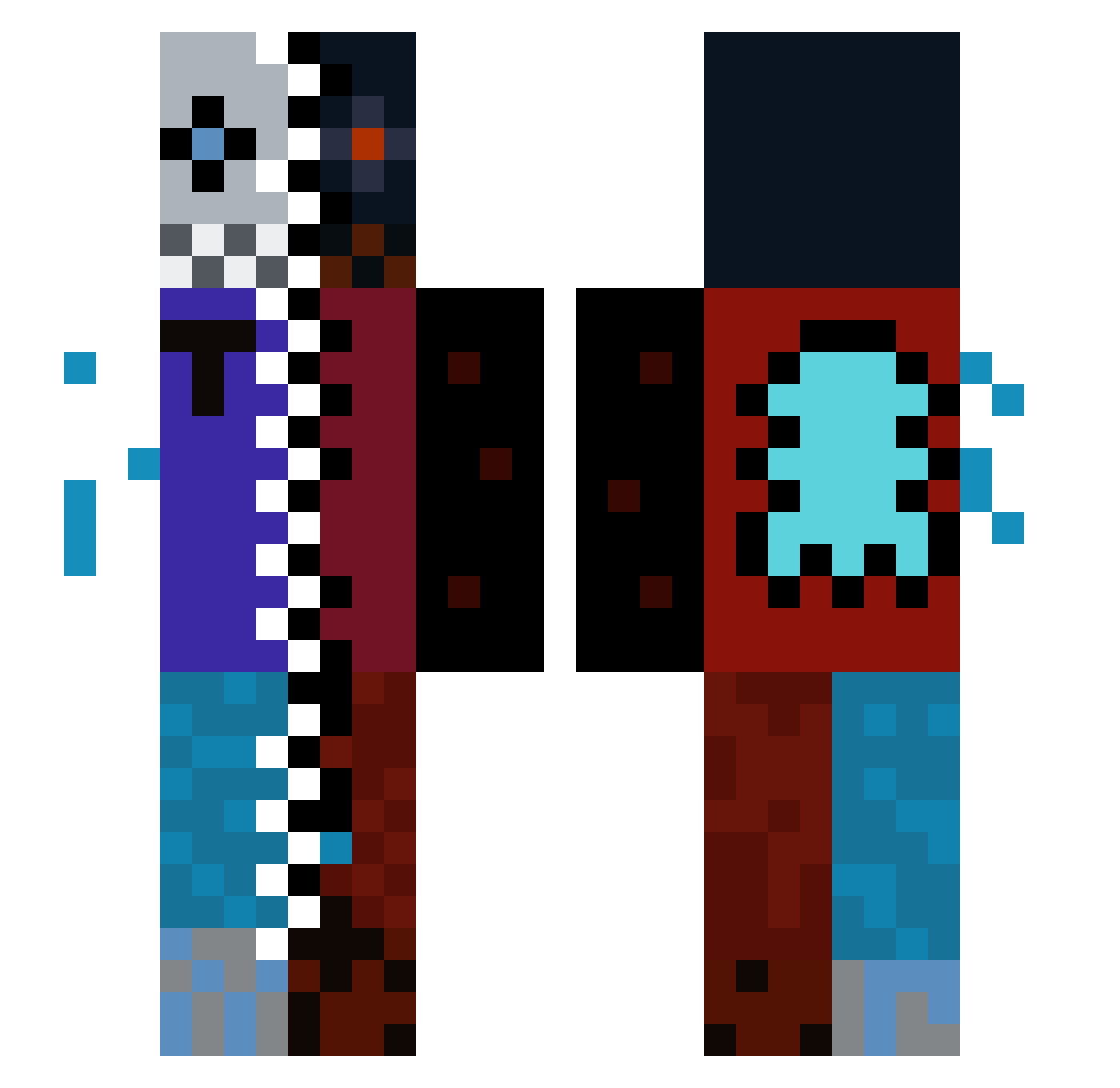 tobiaszdream Minecraft skin, front and back view