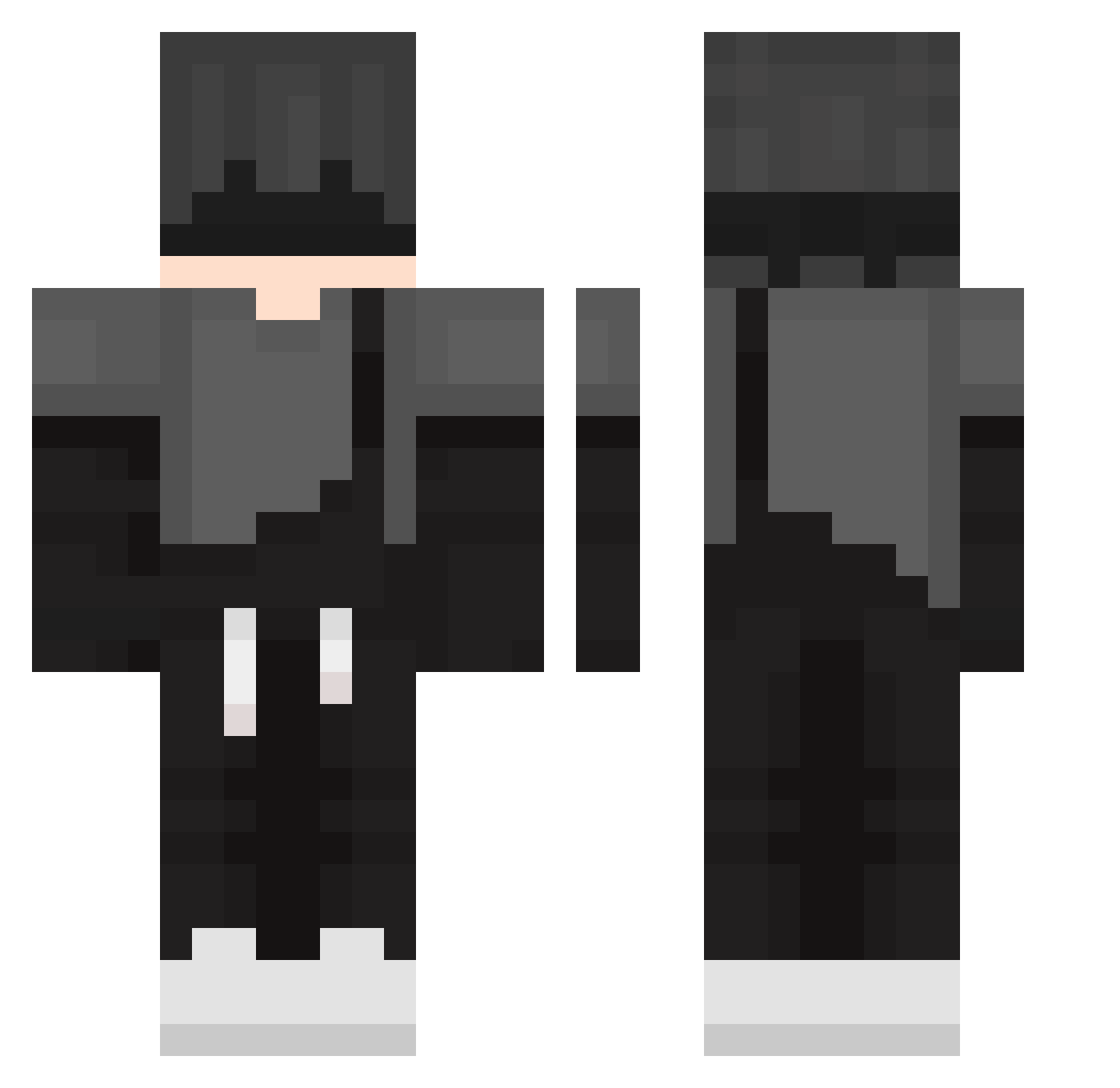 Avanis_06 Minecraft skin, front and back view