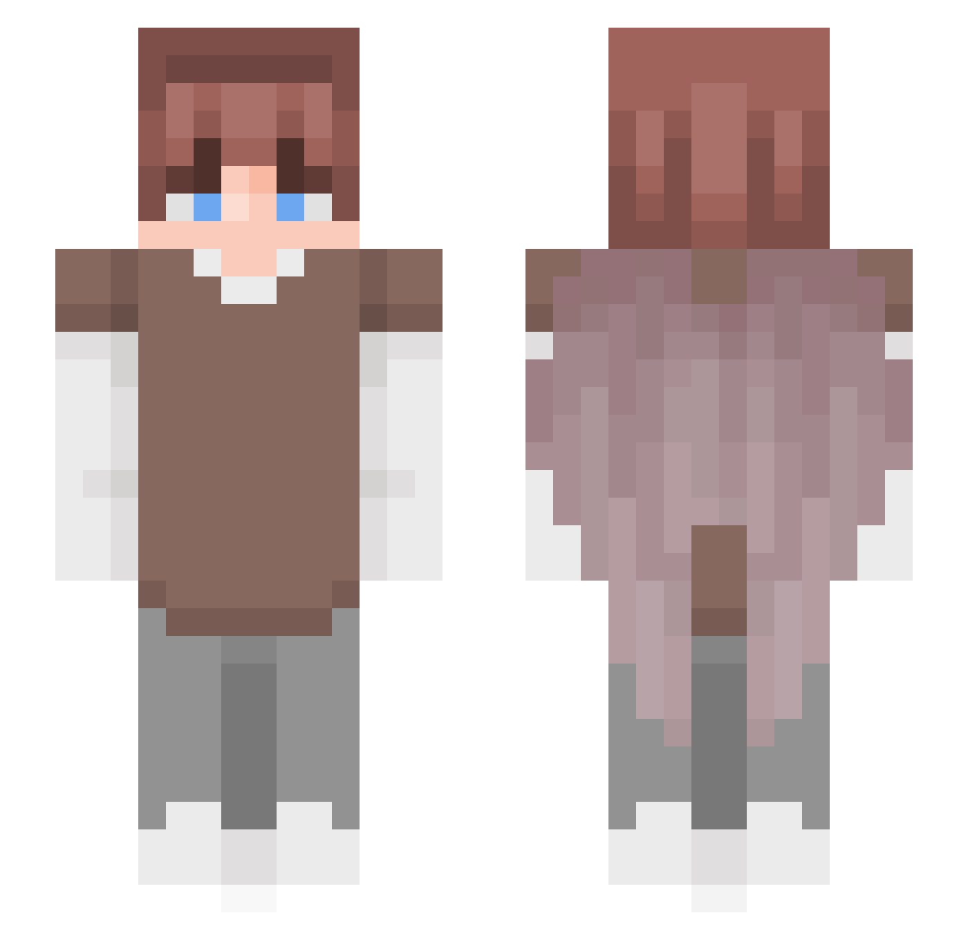 pickledaballplyh Minecraft skin, front and back view