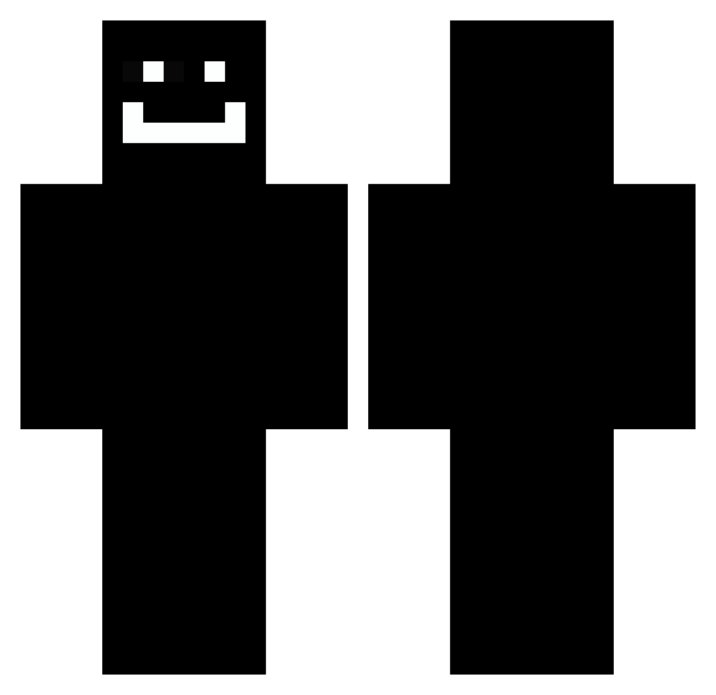1James1 Minecraft skin, front and back view
