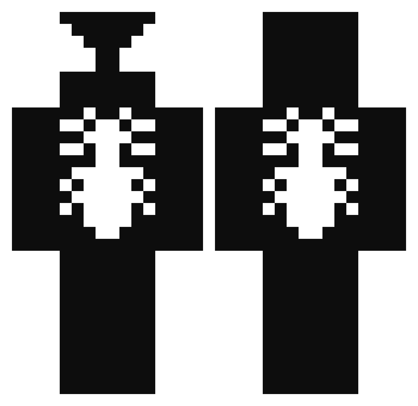 Jayaax_ Minecraft skin, front and back view