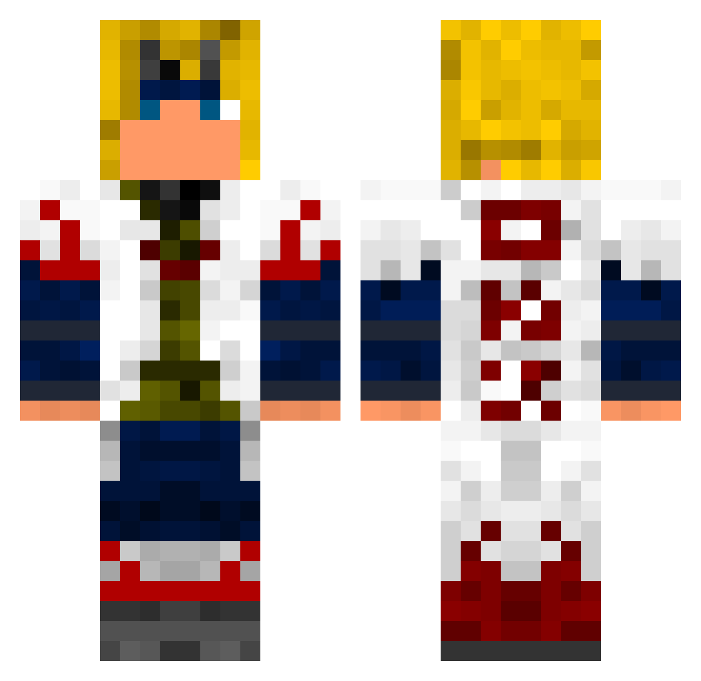 CaioAnt3 Minecraft skin, front and back view