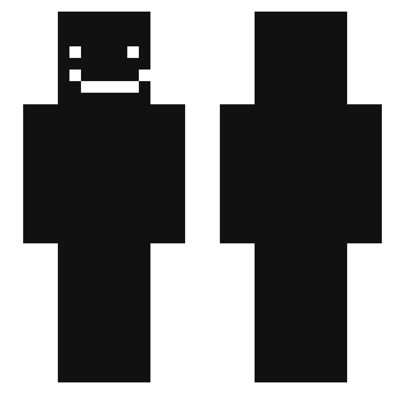 JY0819 Minecraft skin, front and back view