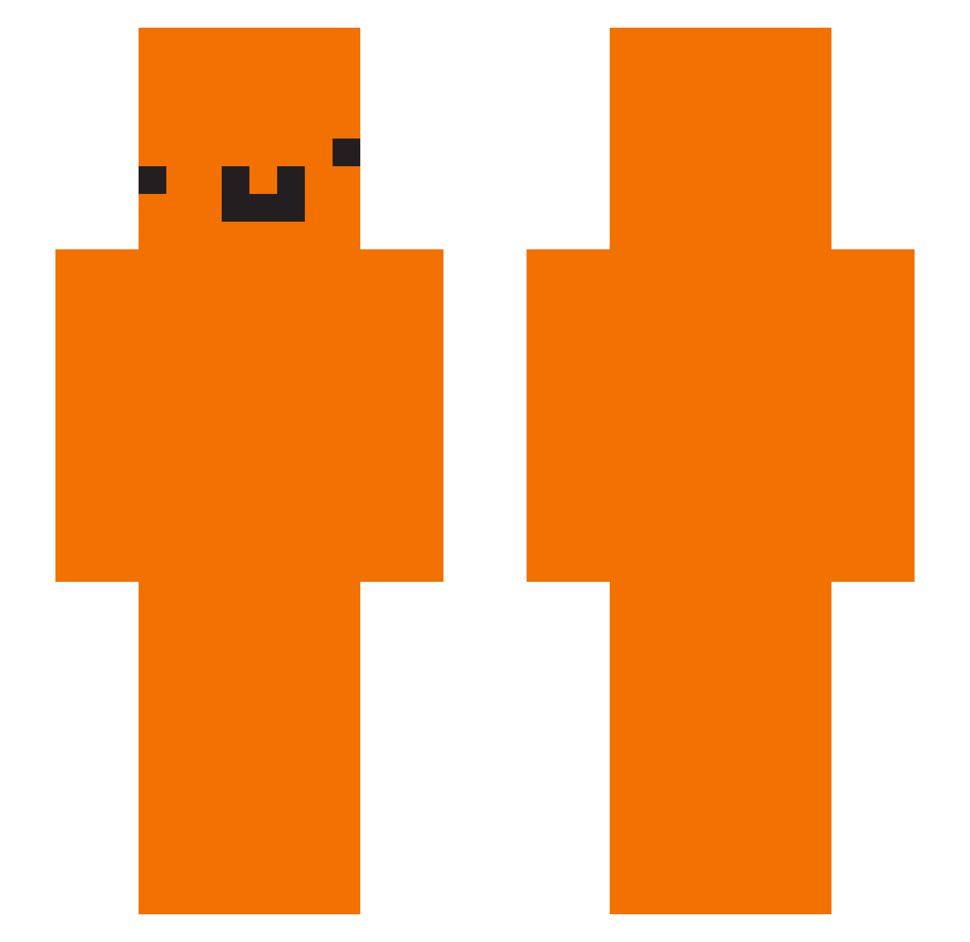 Trobb_ Minecraft skin, front and back view