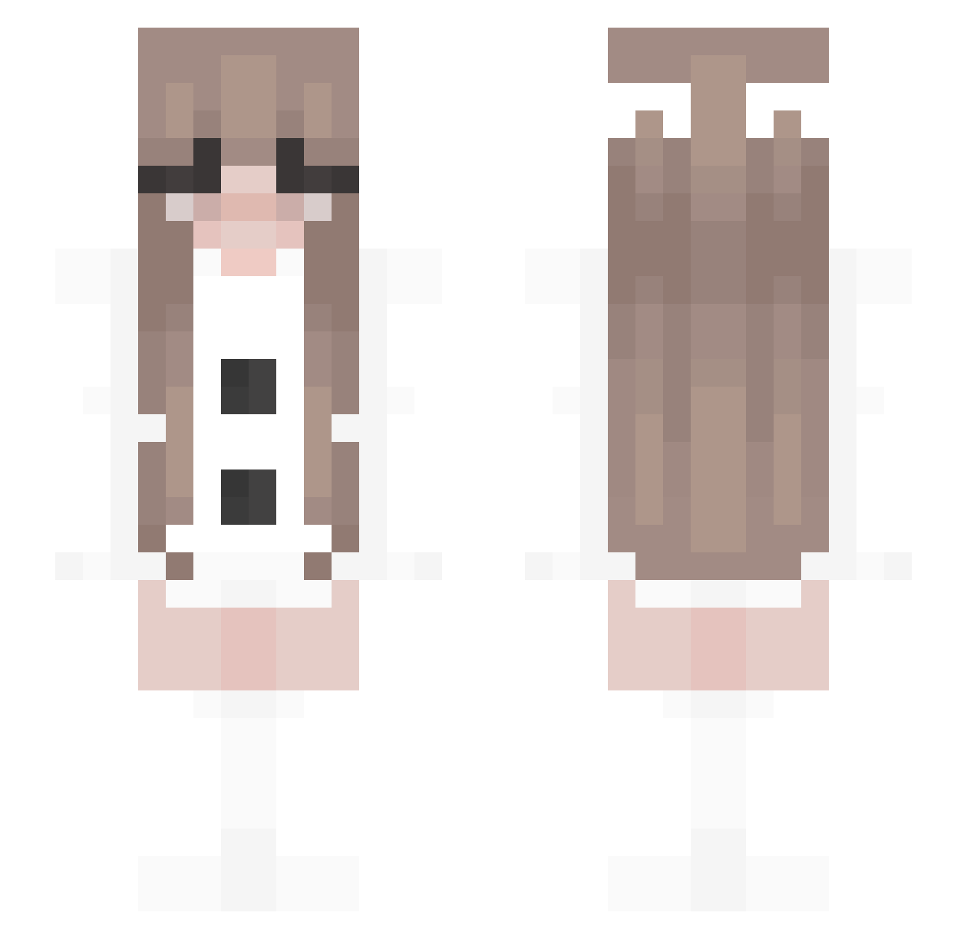 _Artemis_77 Minecraft skin, front and back view