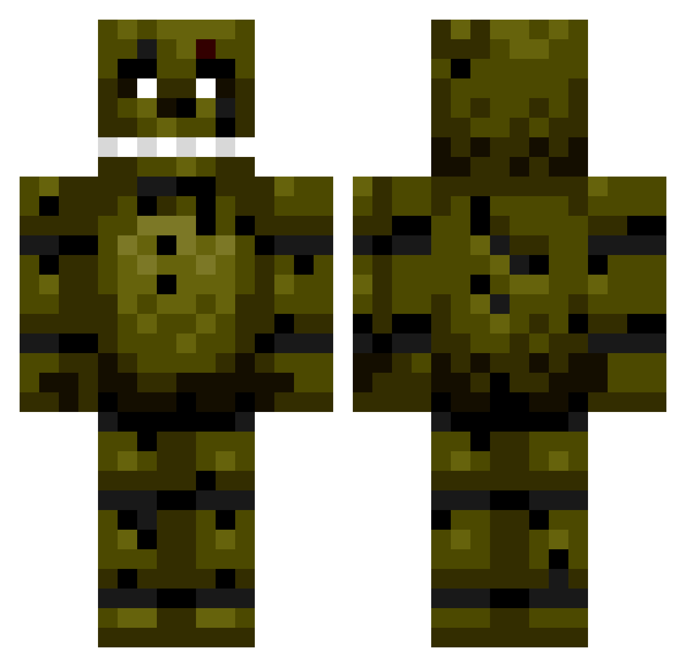 CostMarmot98825 Minecraft skin, front and back view
