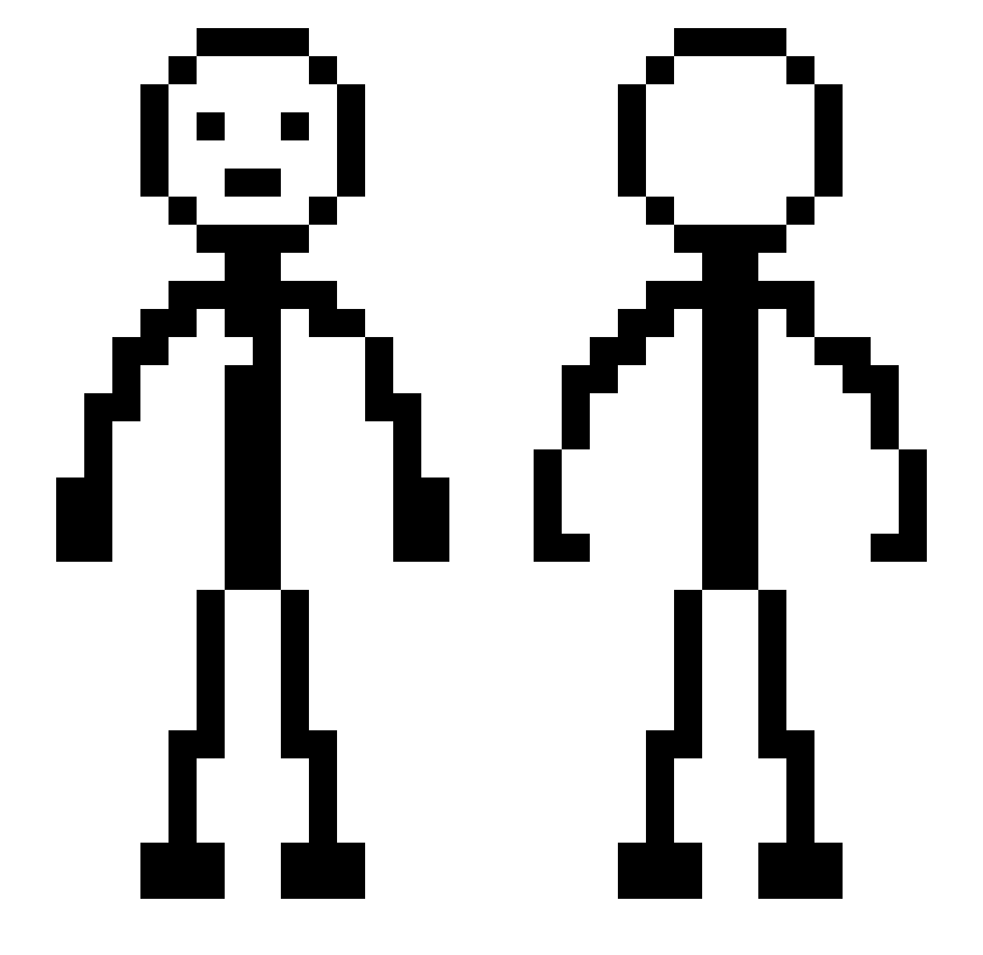 Dear_John Minecraft skin, front and back view