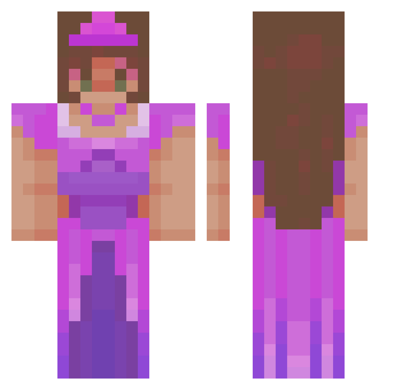 pavlikas_2015 Minecraft skin, front and back view