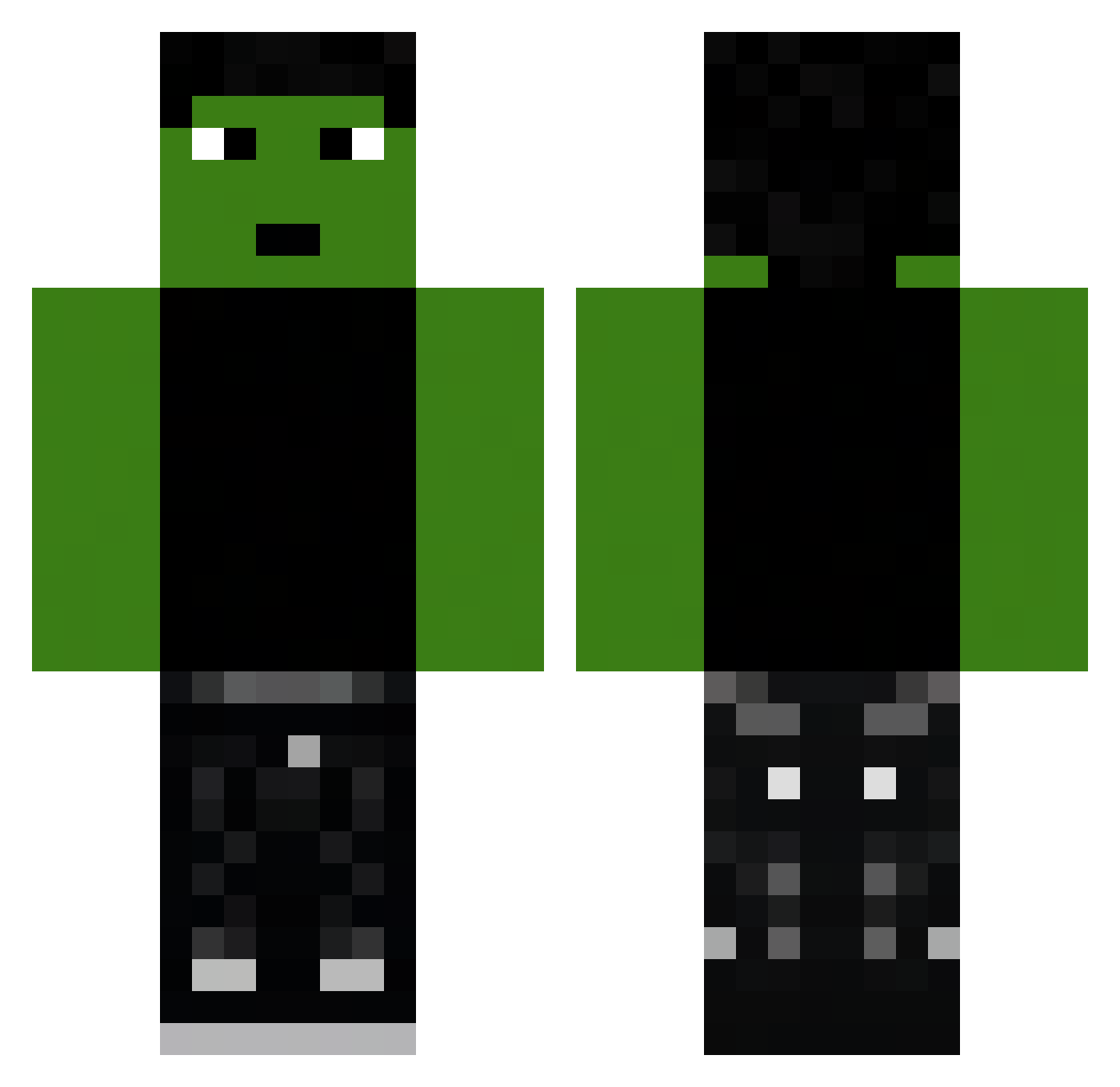 oFelipekkj Minecraft skin, front and back view