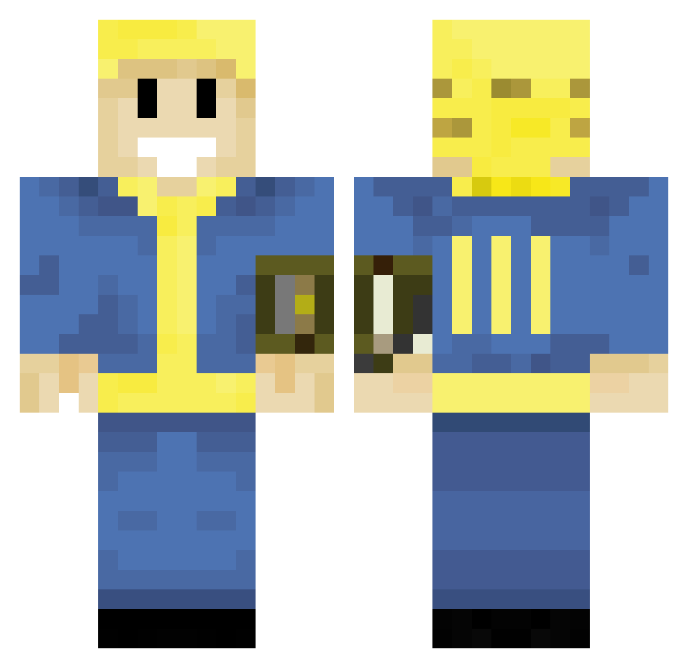 Tchico38 - pip boy Minecraft skin