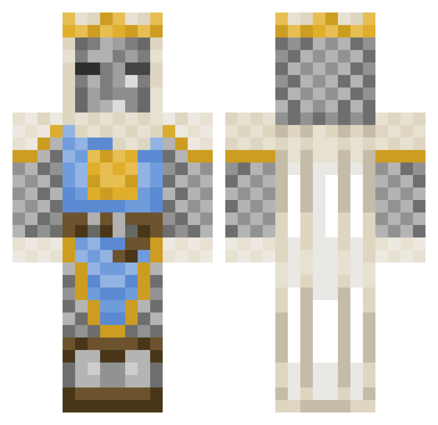 RollinMavrck Minecraft skin, front and back view