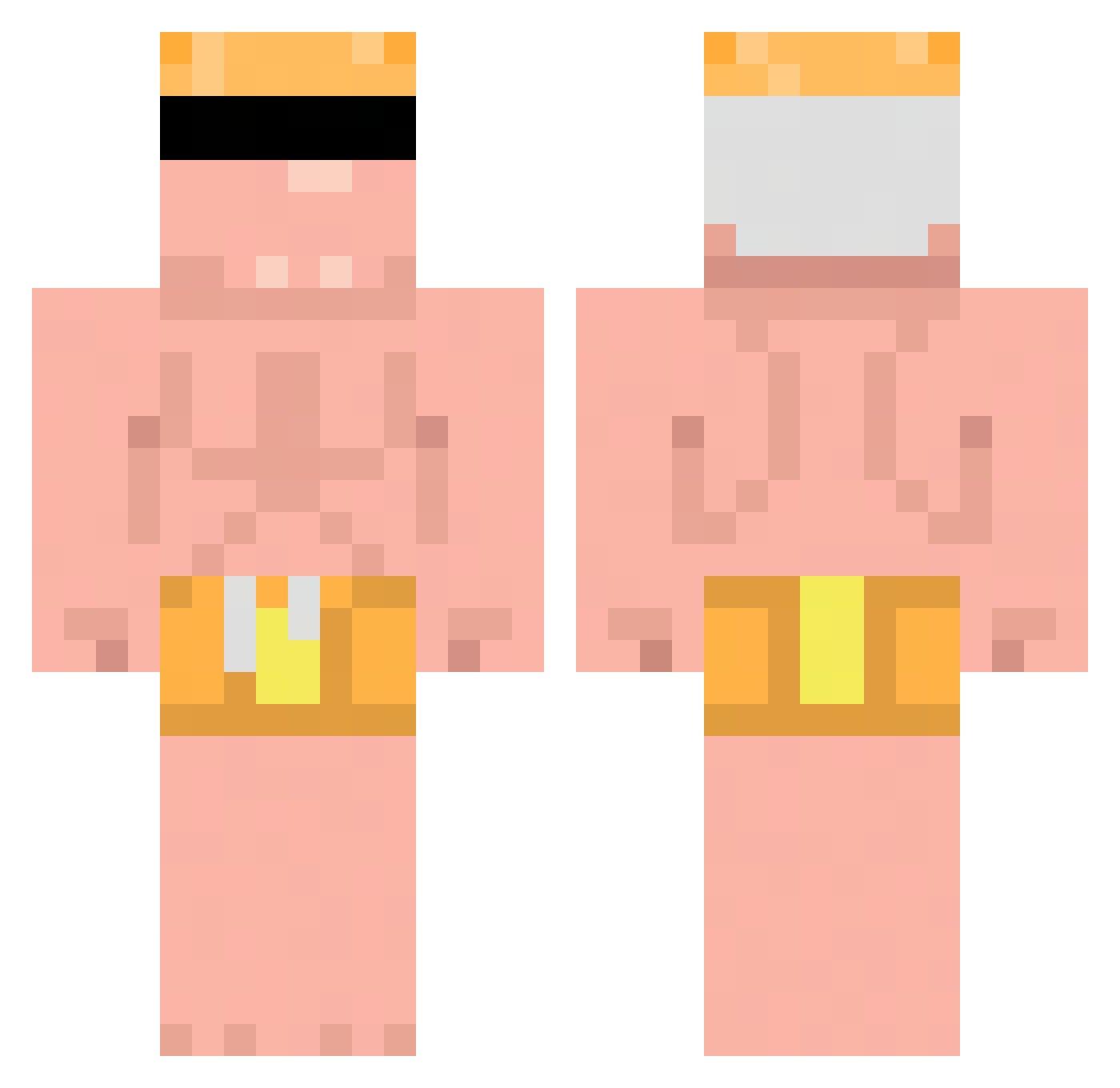 _ikkah Minecraft skin, front and back view