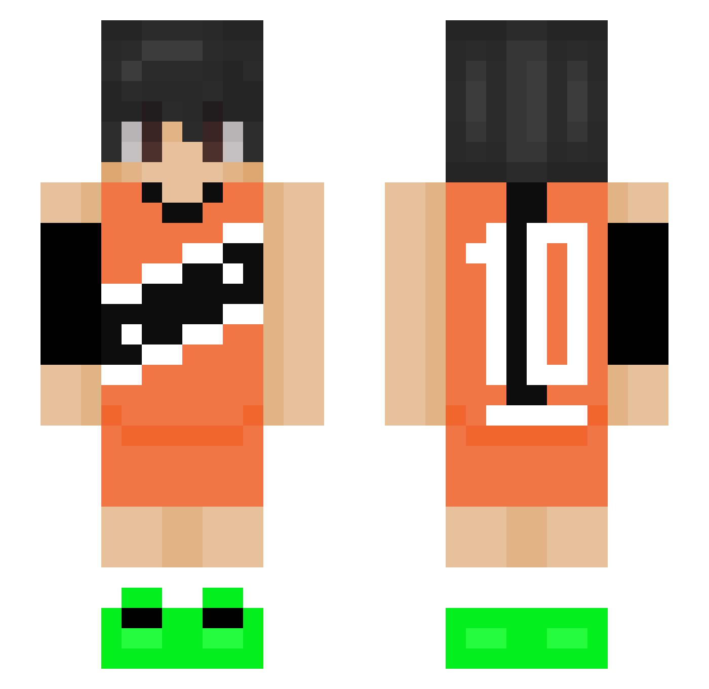 mc_queijo Minecraft skin, front and back view