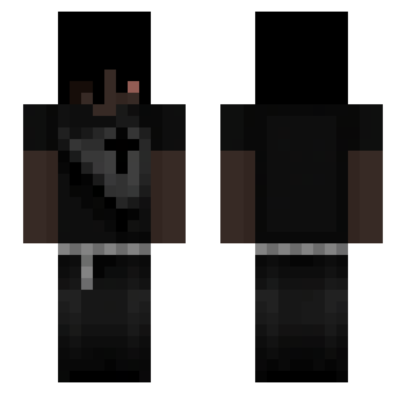 Mariannaaaaaa Minecraft skin, front and back view