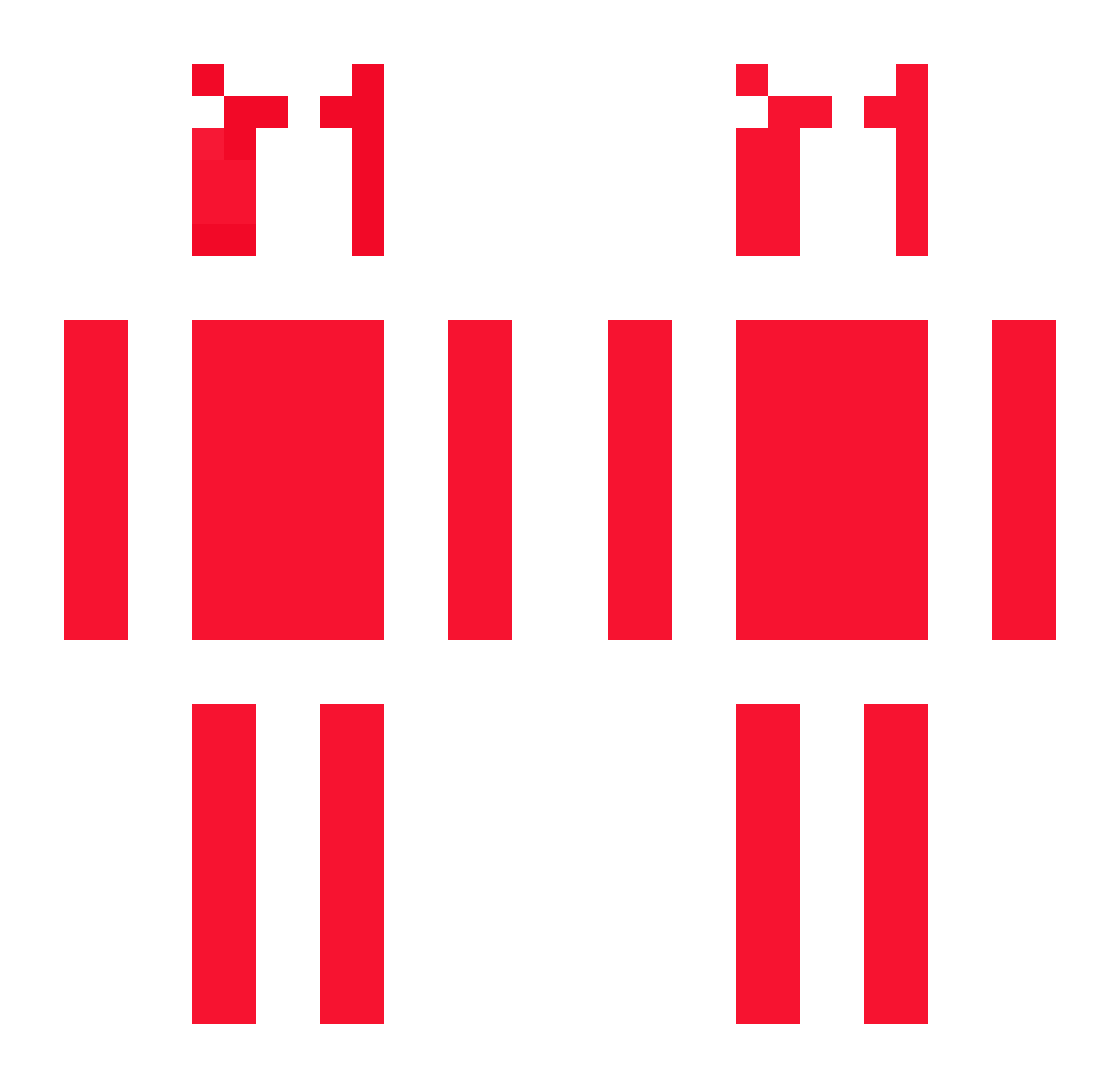 Typowa_Gasnica Minecraft skin, front and back view