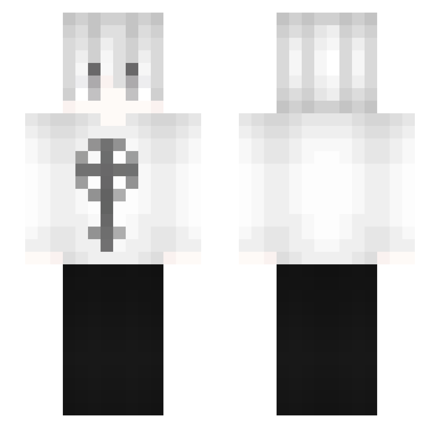 krzywo_zebny Minecraft skin, front and back view