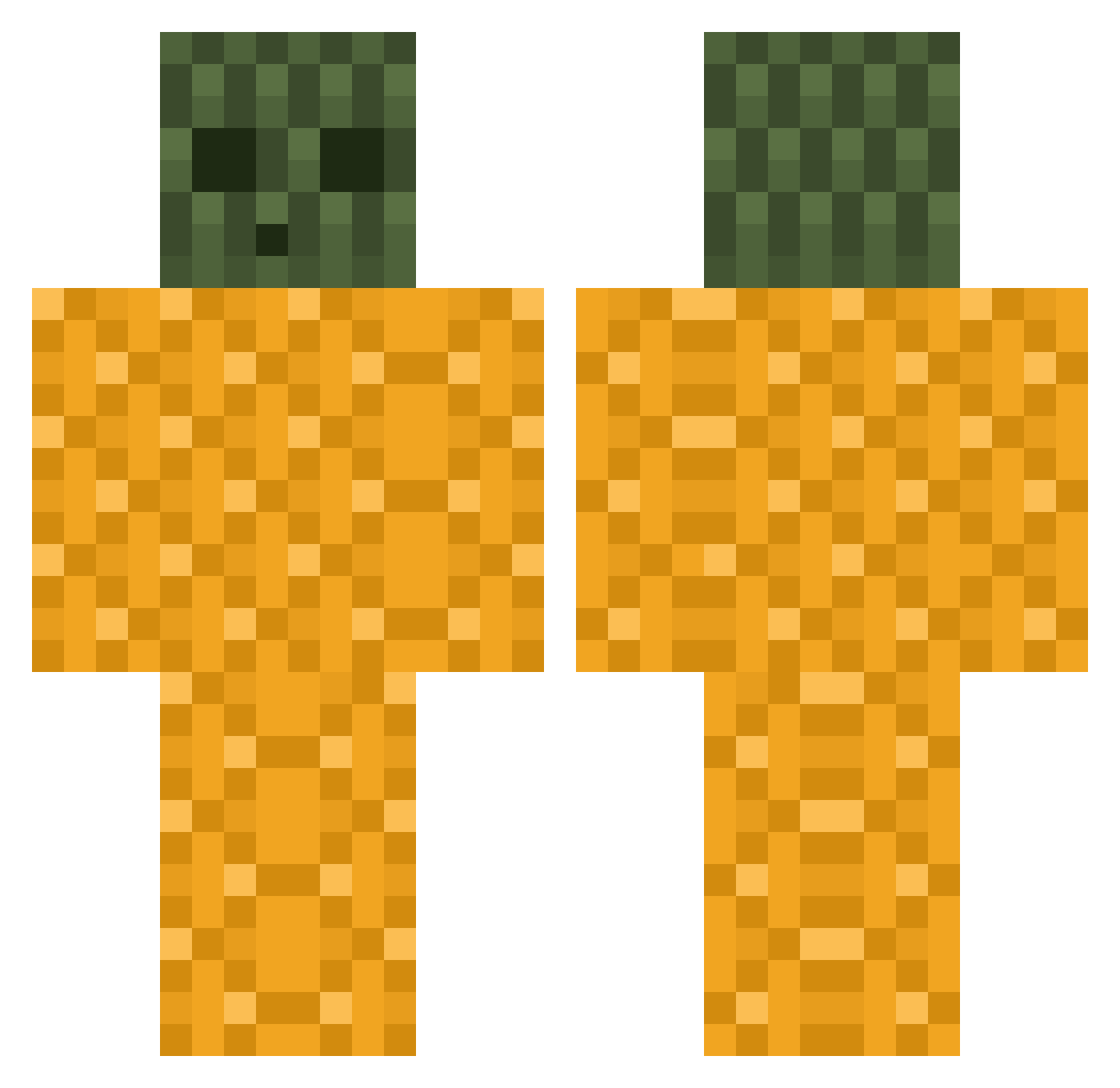 BayDeeBoy Minecraft skin, front and back view