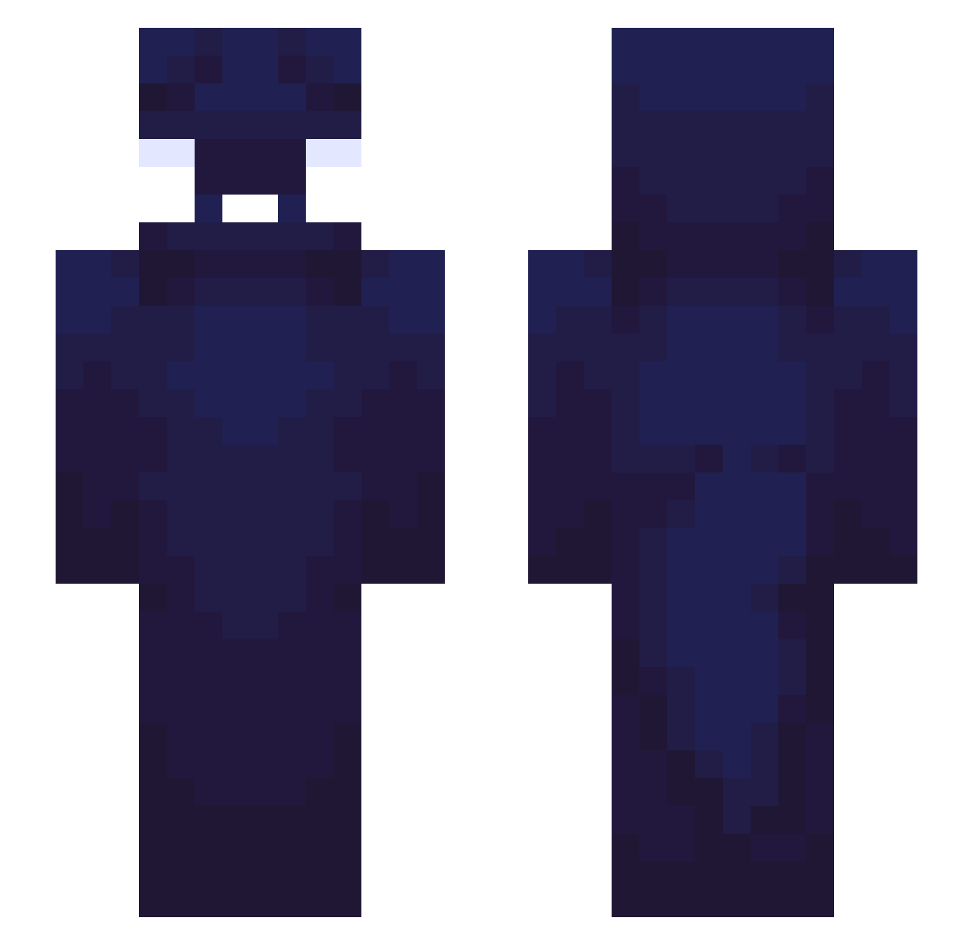 KULtr1x Minecraft skin, front and back view