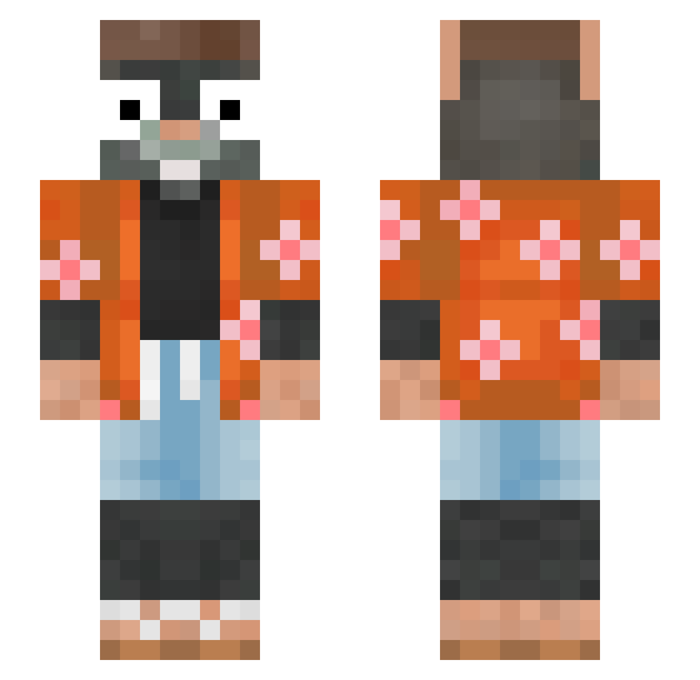 blqckster0915 Minecraft skin, front and back view