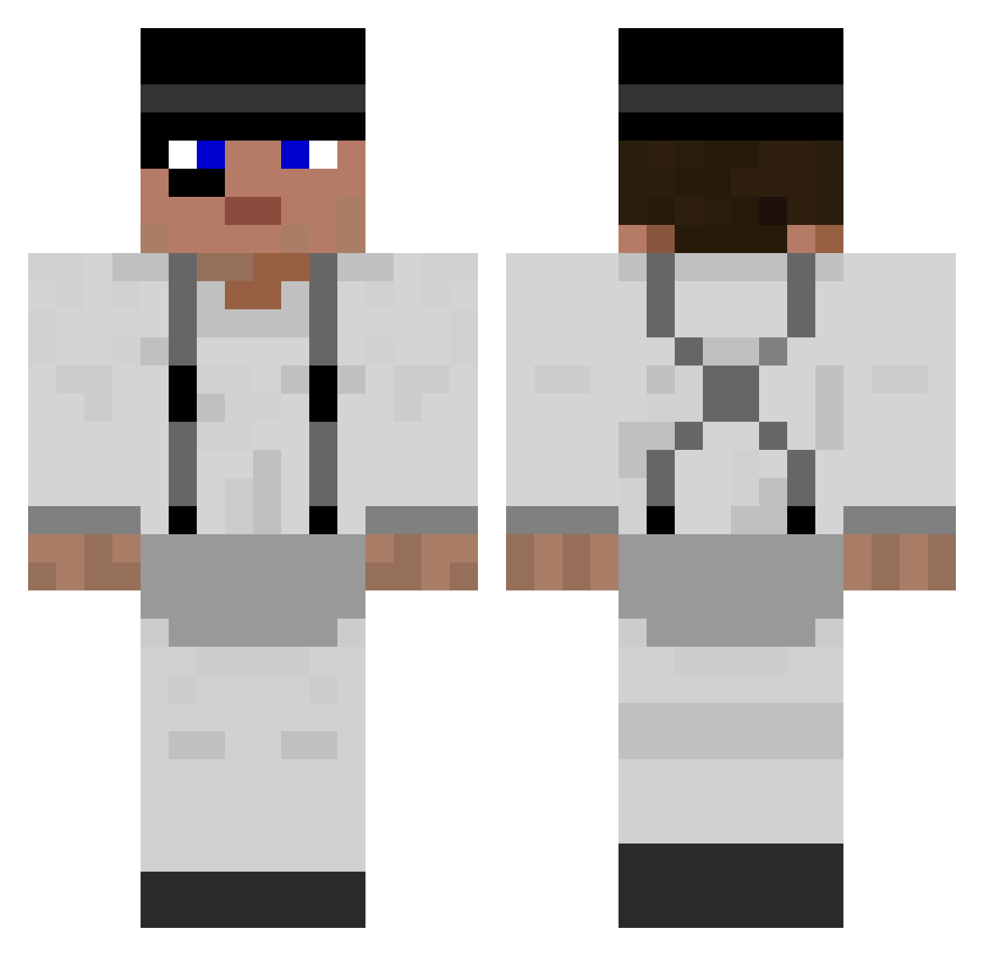 tomaszsz_ Minecraft skin, front and back view